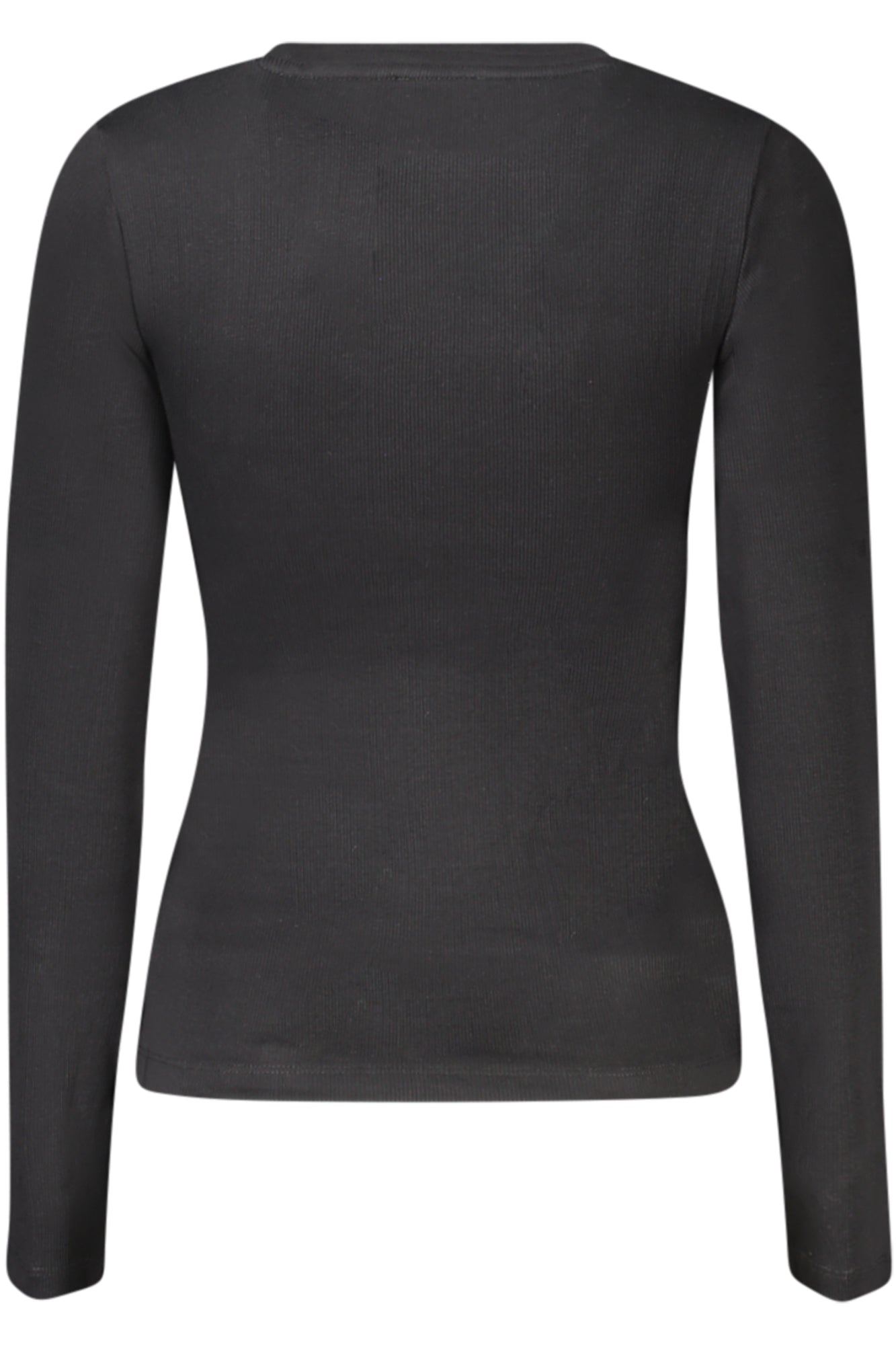 GUESS JEANS WOMENS LONG-SLEEVED T-SHIRT BLACK