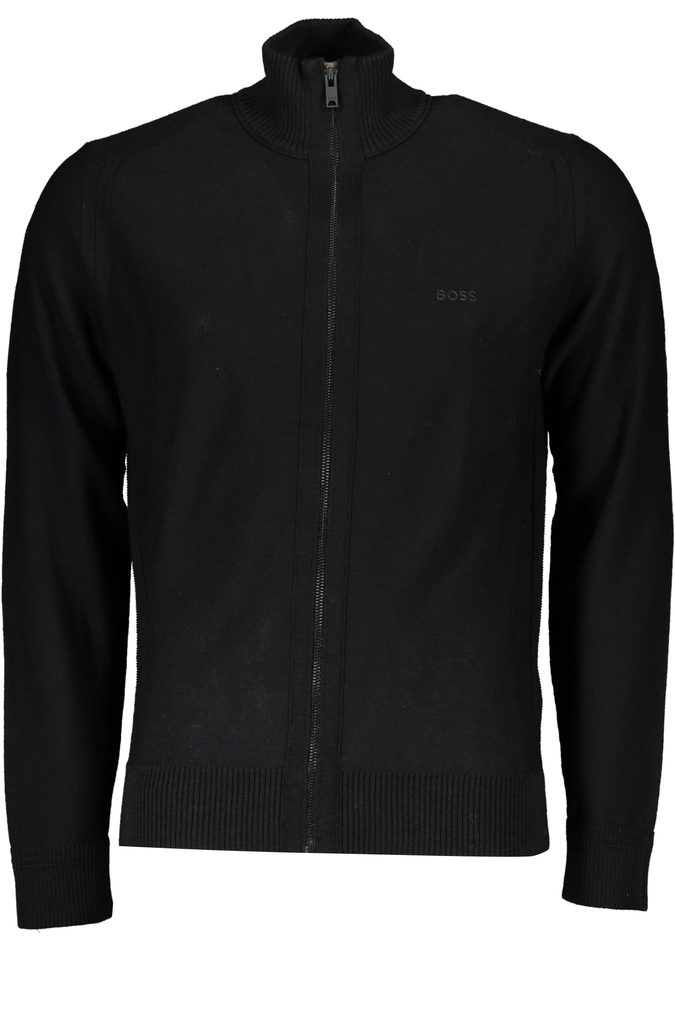 HUGO BOSS MENS BLACK CARDIGAN