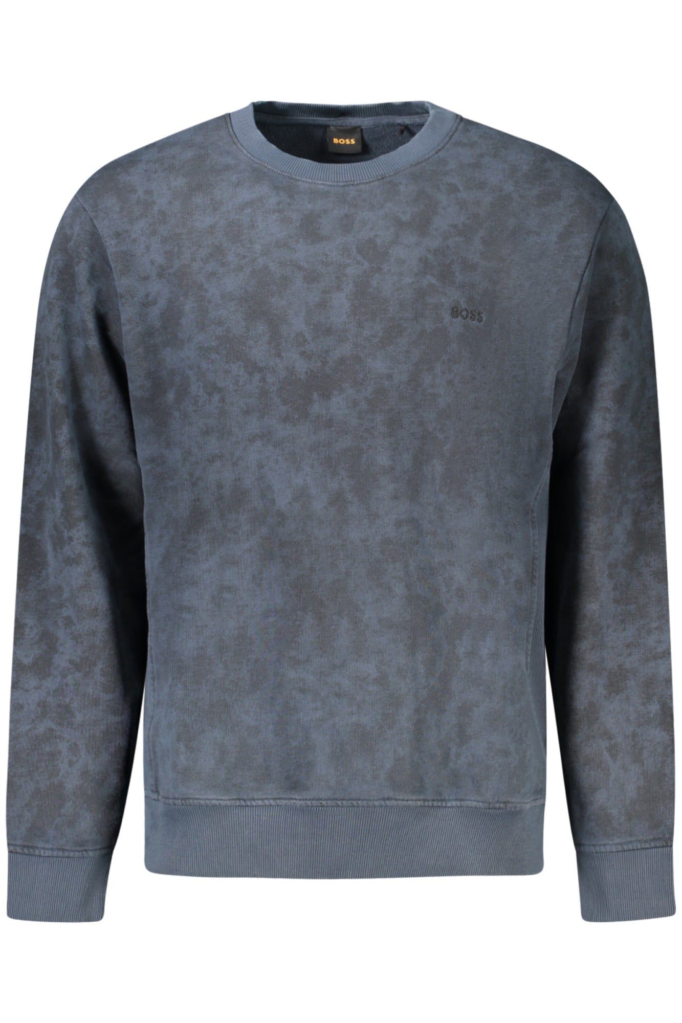 HUGO BOSS MENS ZIP-UP SWEATSHIRT BLUE