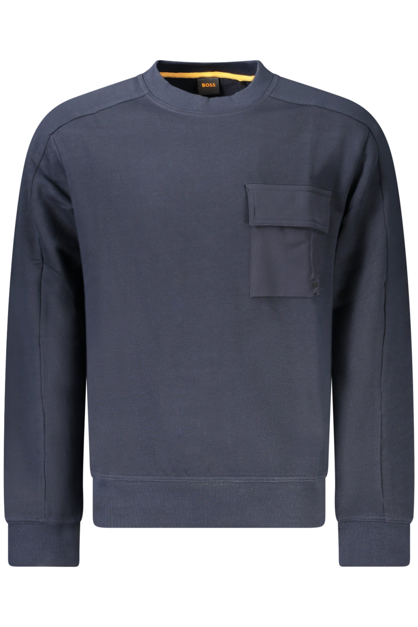 HUGO BOSS MENS ZIP-UP SWEATSHIRT BLUE