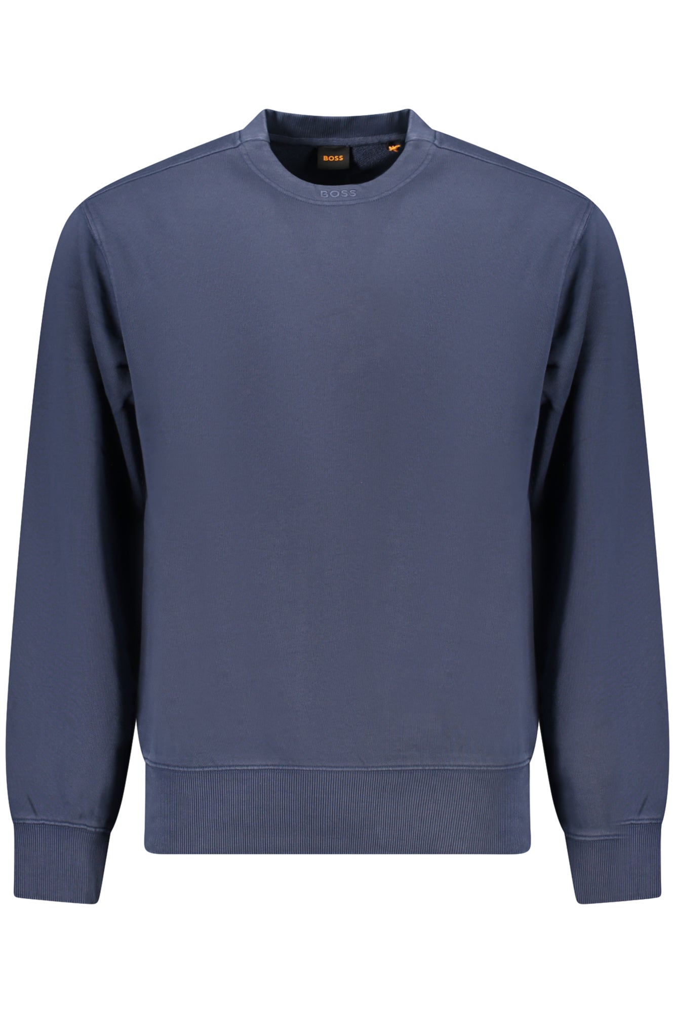 HUGO BOSS MENS ZIP-UP SWEATSHIRT BLUE