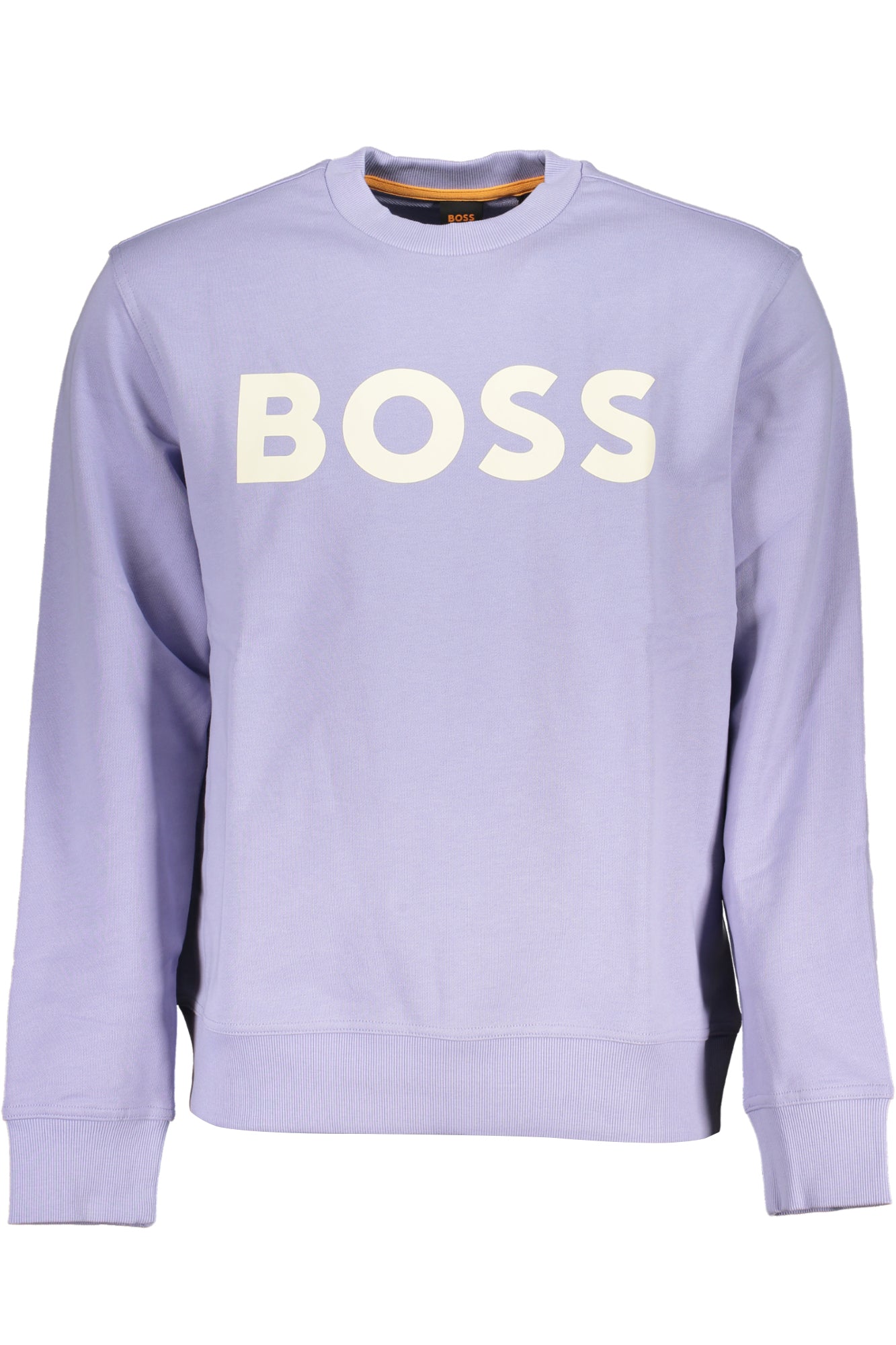 HUGO BOSS MENS PURPLE ZIPLESS SWEATSHIRT