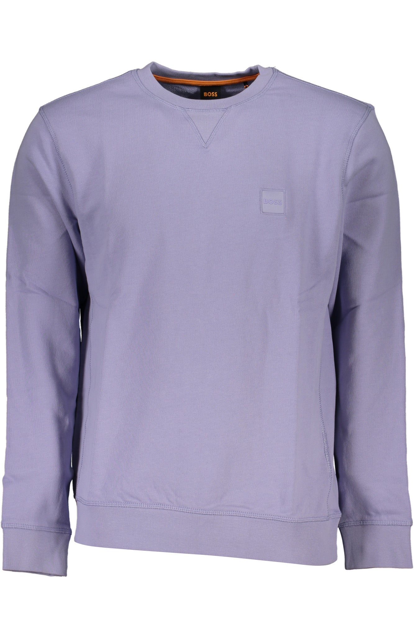 HUGO BOSS MENS PURPLE ZIPLESS SWEATSHIRT