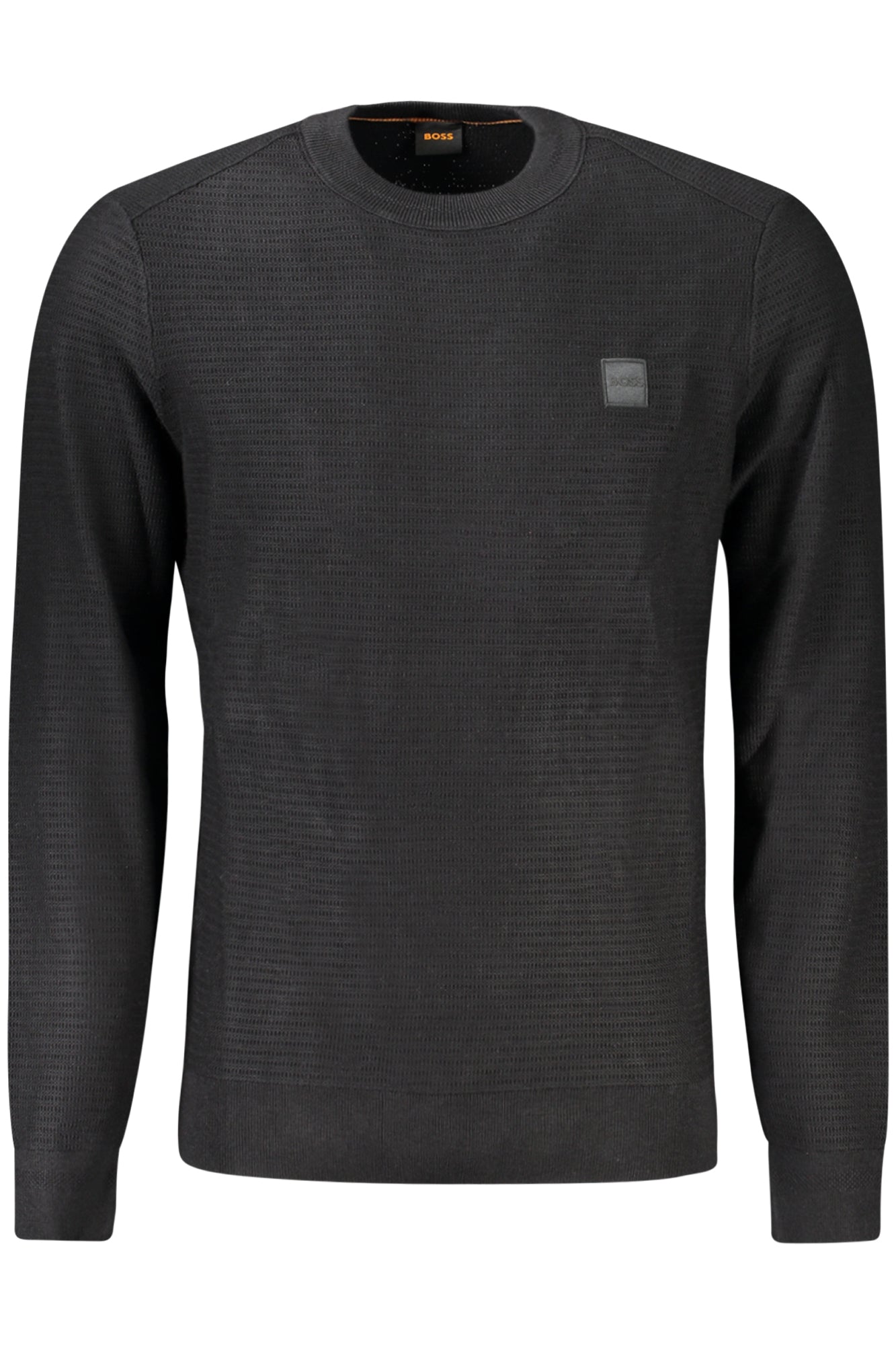 HUGO BOSS MENS BLACK SWEATER