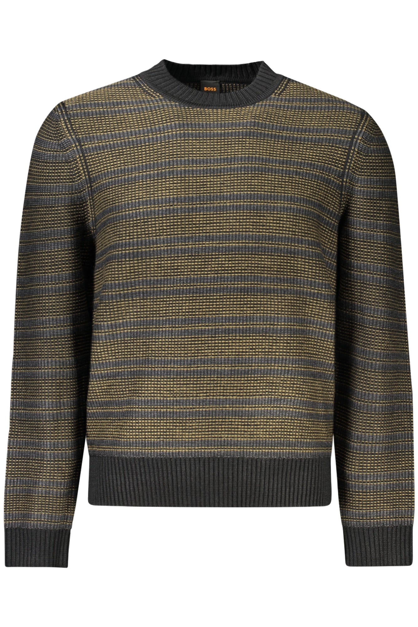 HUGO BOSS MENS BLACK SWEATER