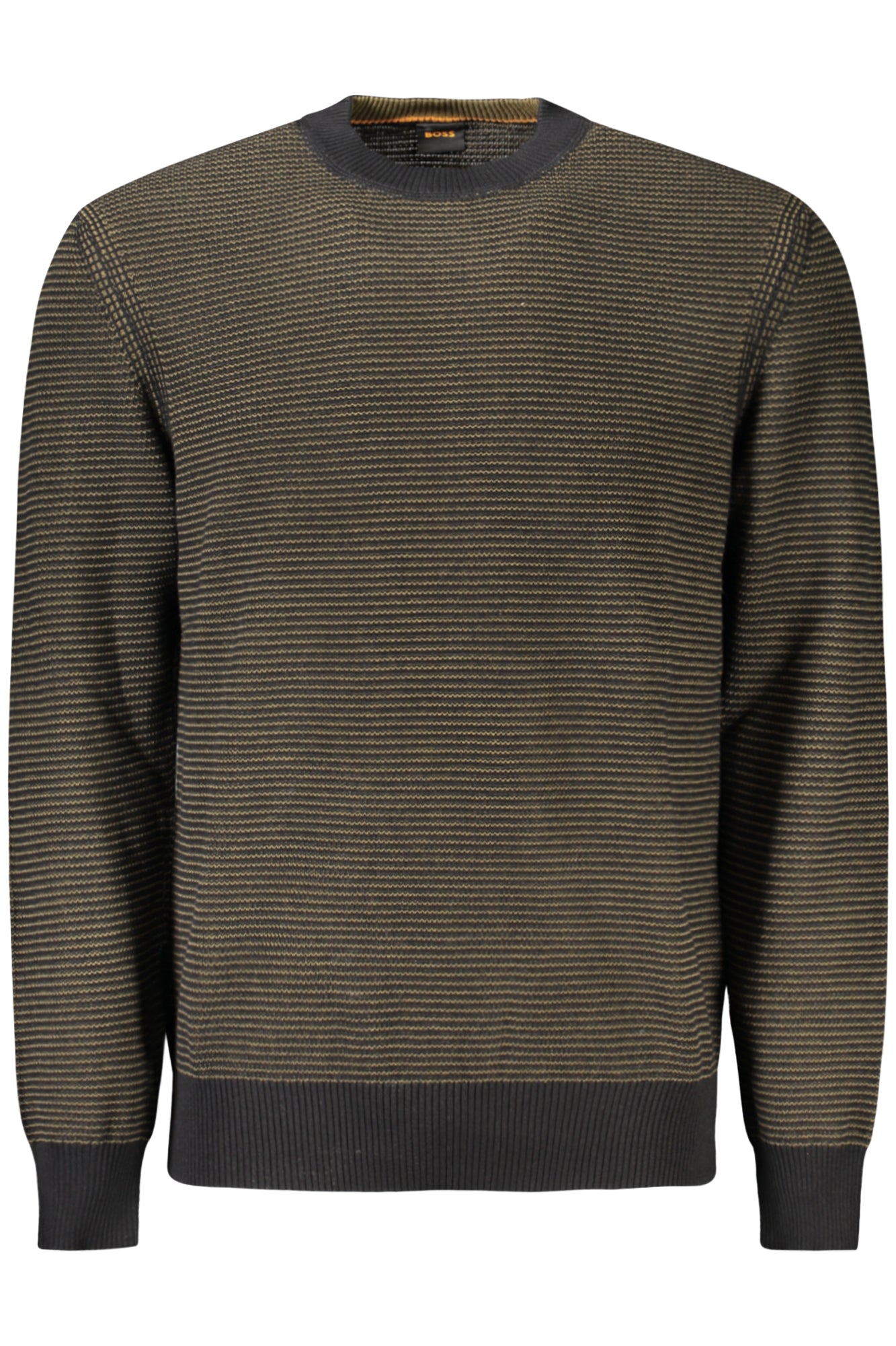 HUGO BOSS MENS BLACK SWEATER
