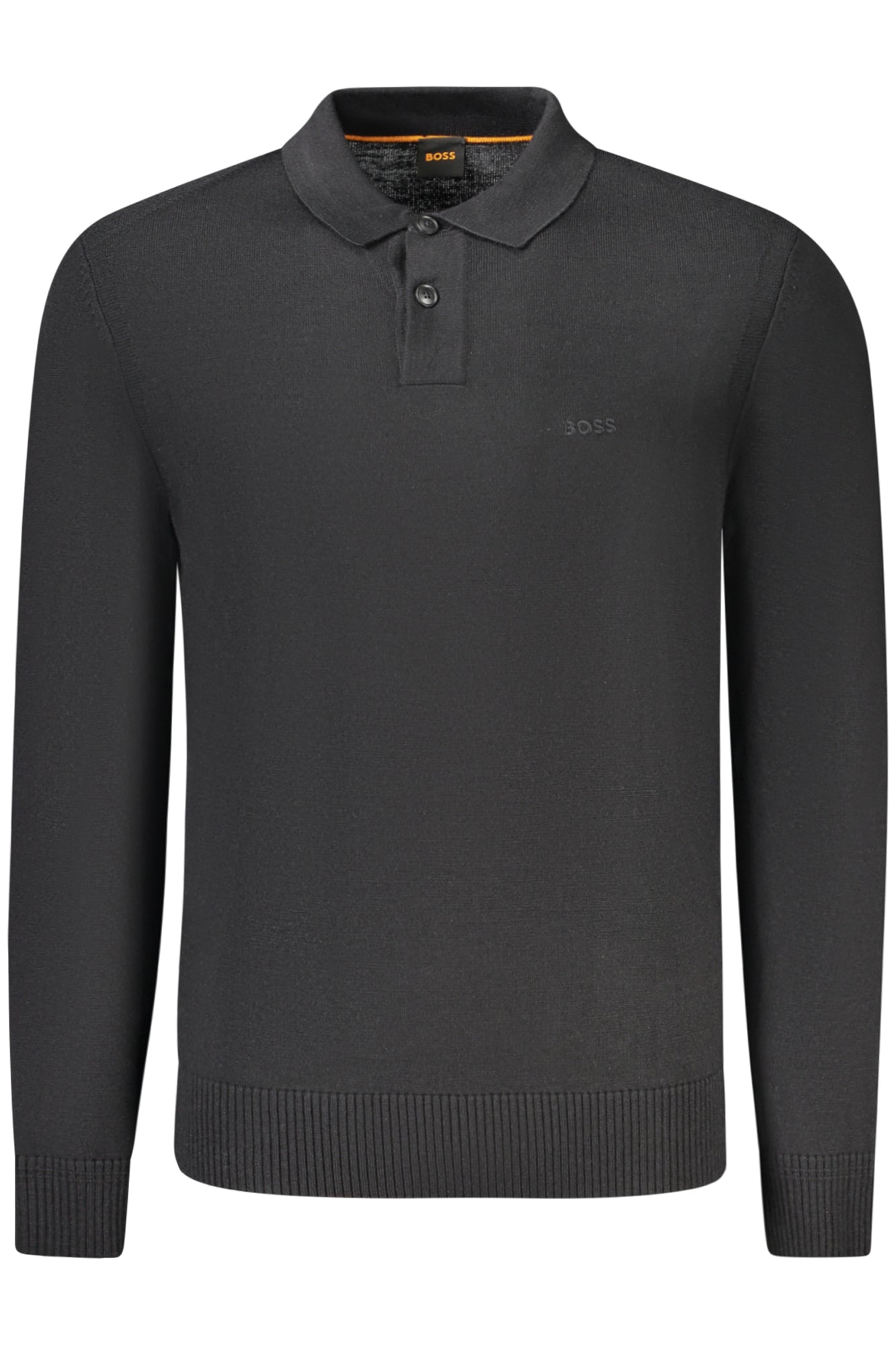 HUGO BOSS MENS BLACK SWEATER