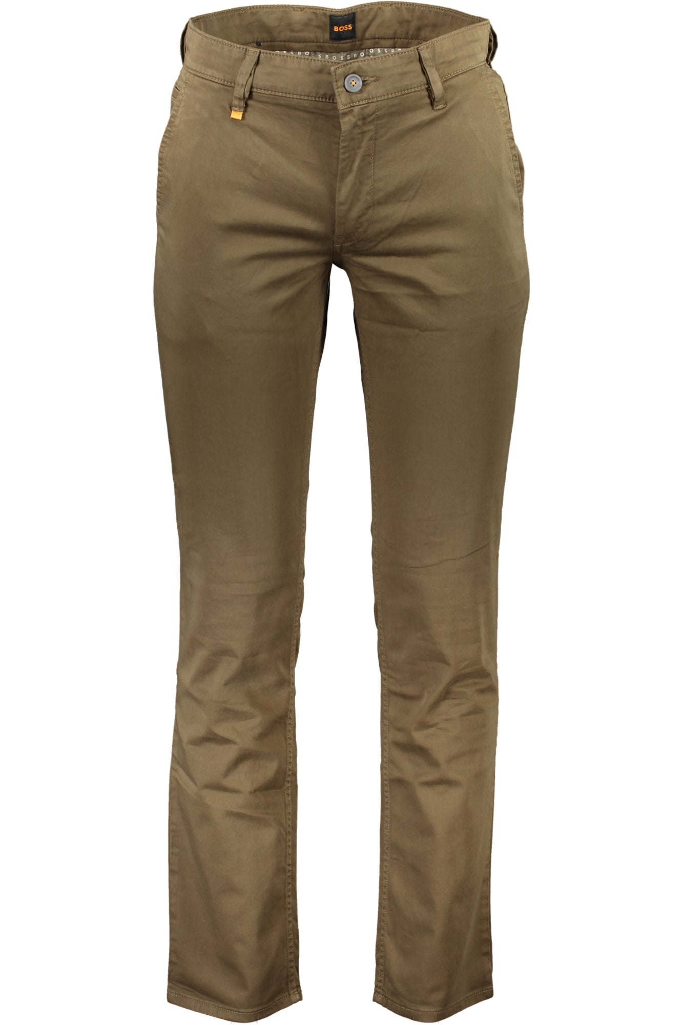 HUGO BOSS MENS BROWN TROUSERS