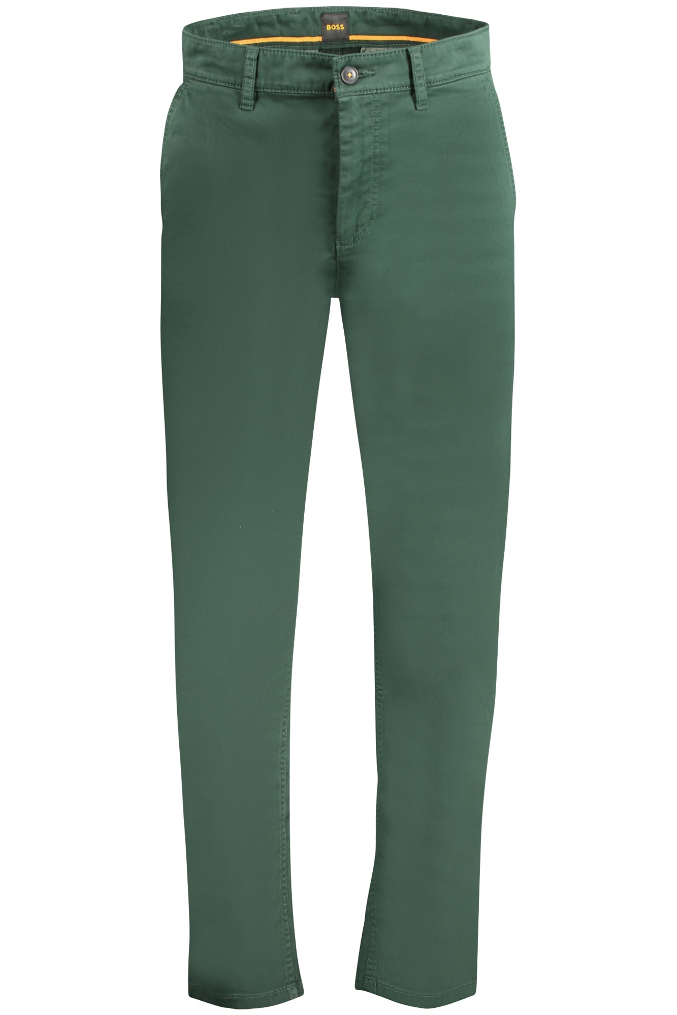 HUGO BOSS MENS GREEN TROUSERS