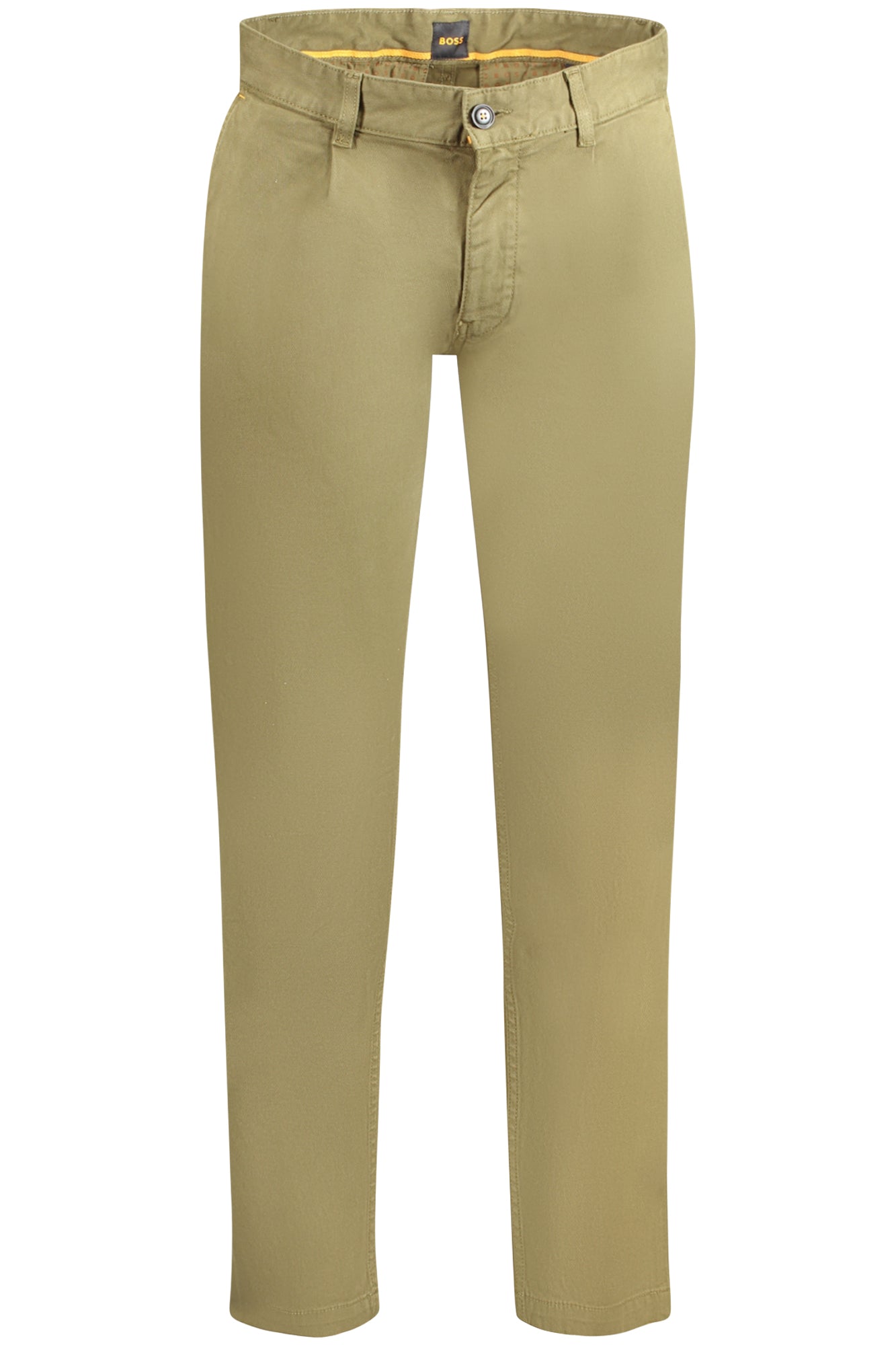 HUGO BOSS MENS GREEN TROUSERS