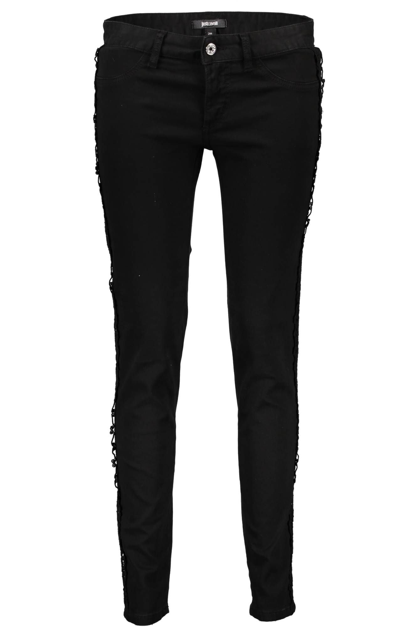 JUST CAVALLI WOMENS TROUSERS BLACK
