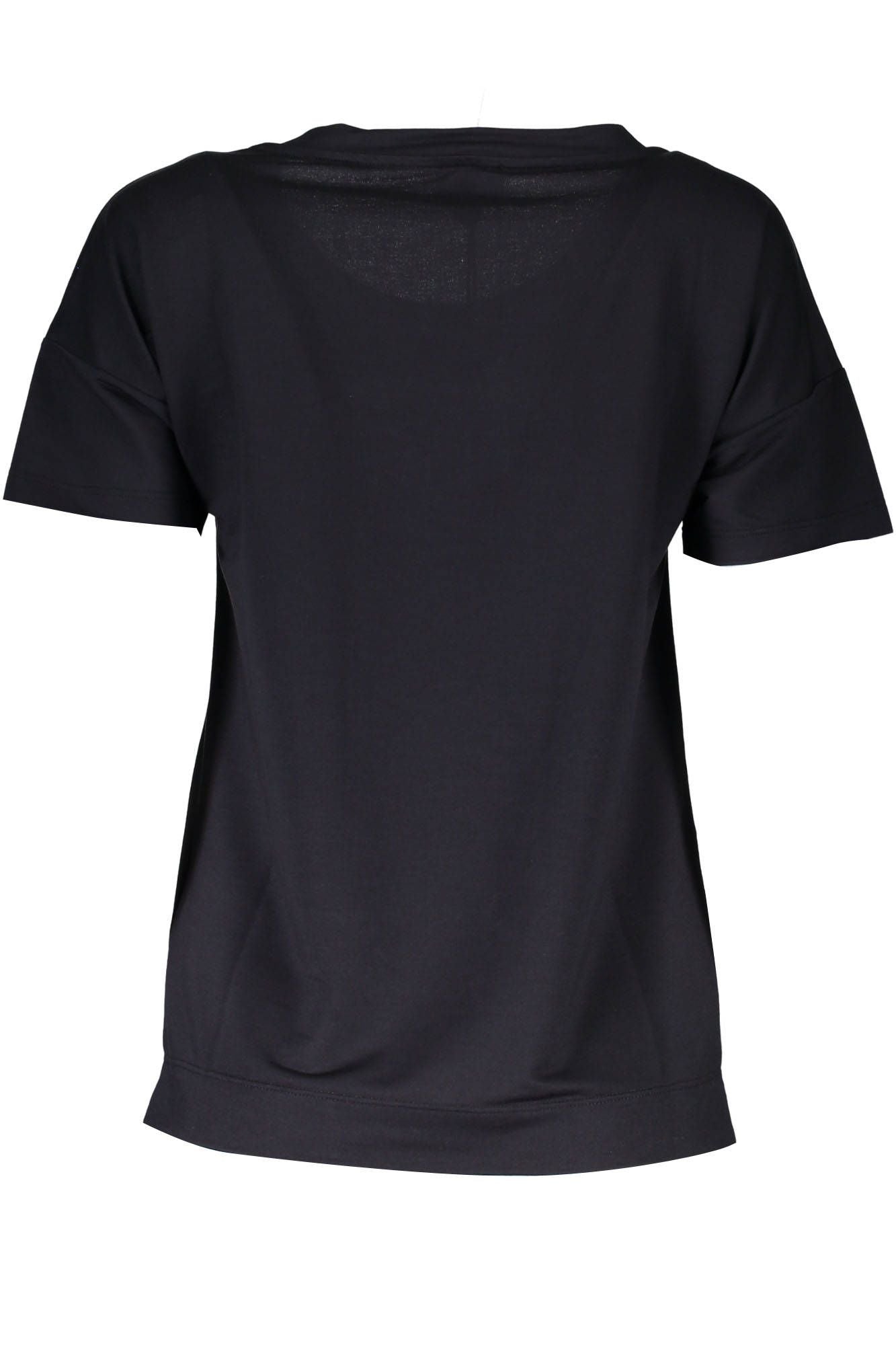 JUST CAVALLI WOMENS SHORT SLEEVE T-SHIRT BLACK