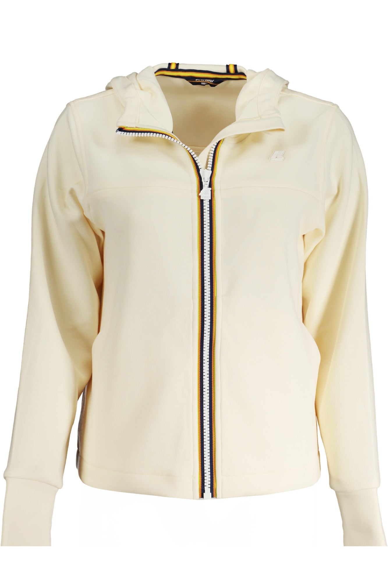 K-WAY BEIGE WOMENS ZIP SWEATSHIRT