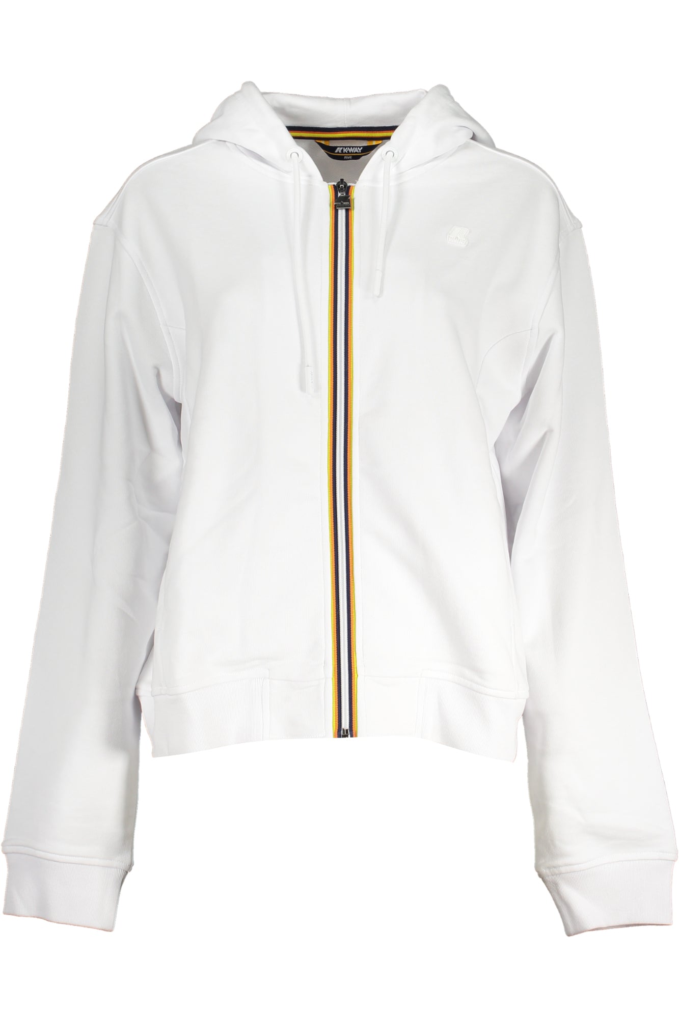 K-WAY WOMENS ZIP SWEATSHIRT WHITE