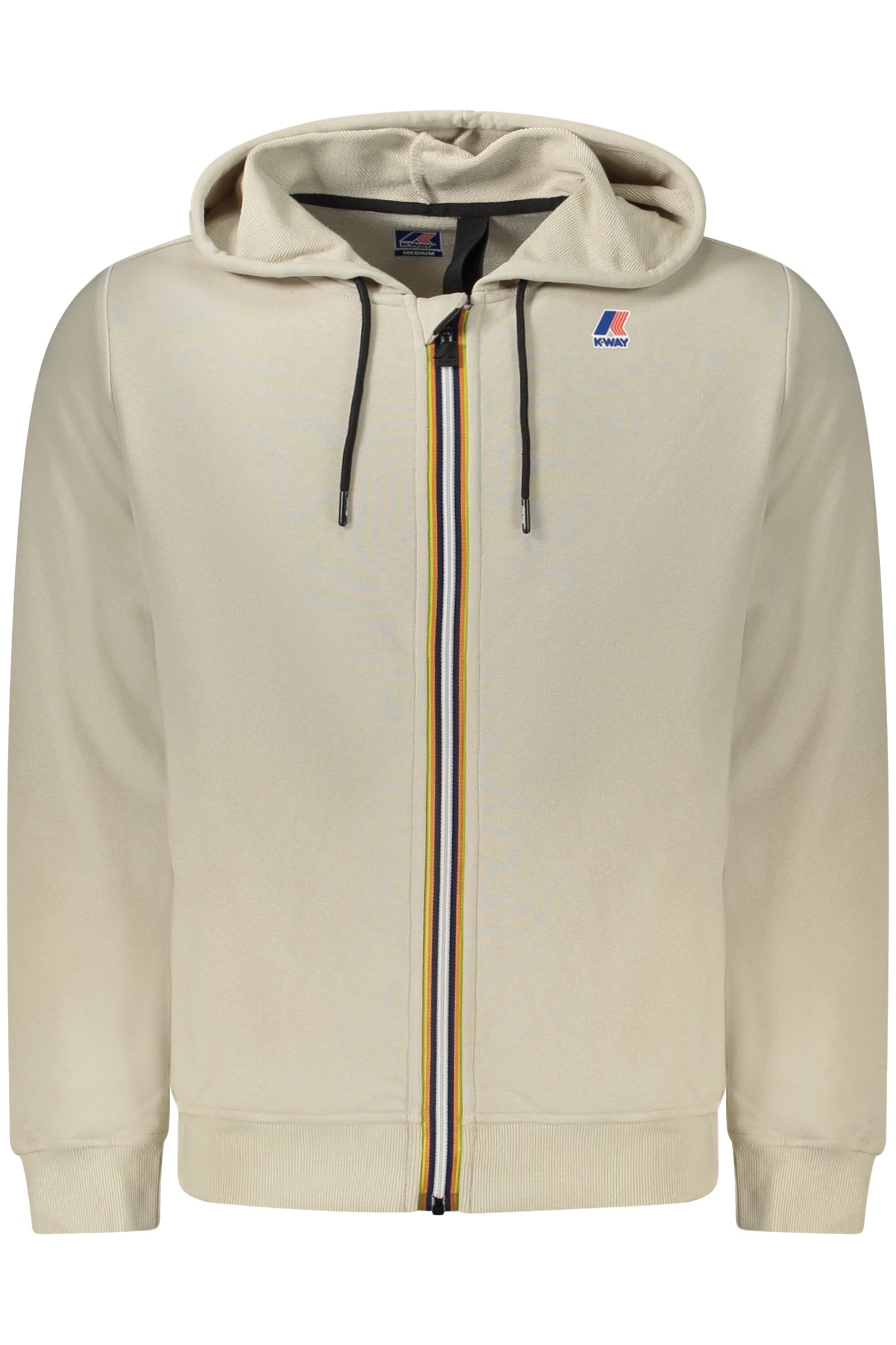 K-WAY MENS ZIP-UP SWEATSHIRT BEIGE