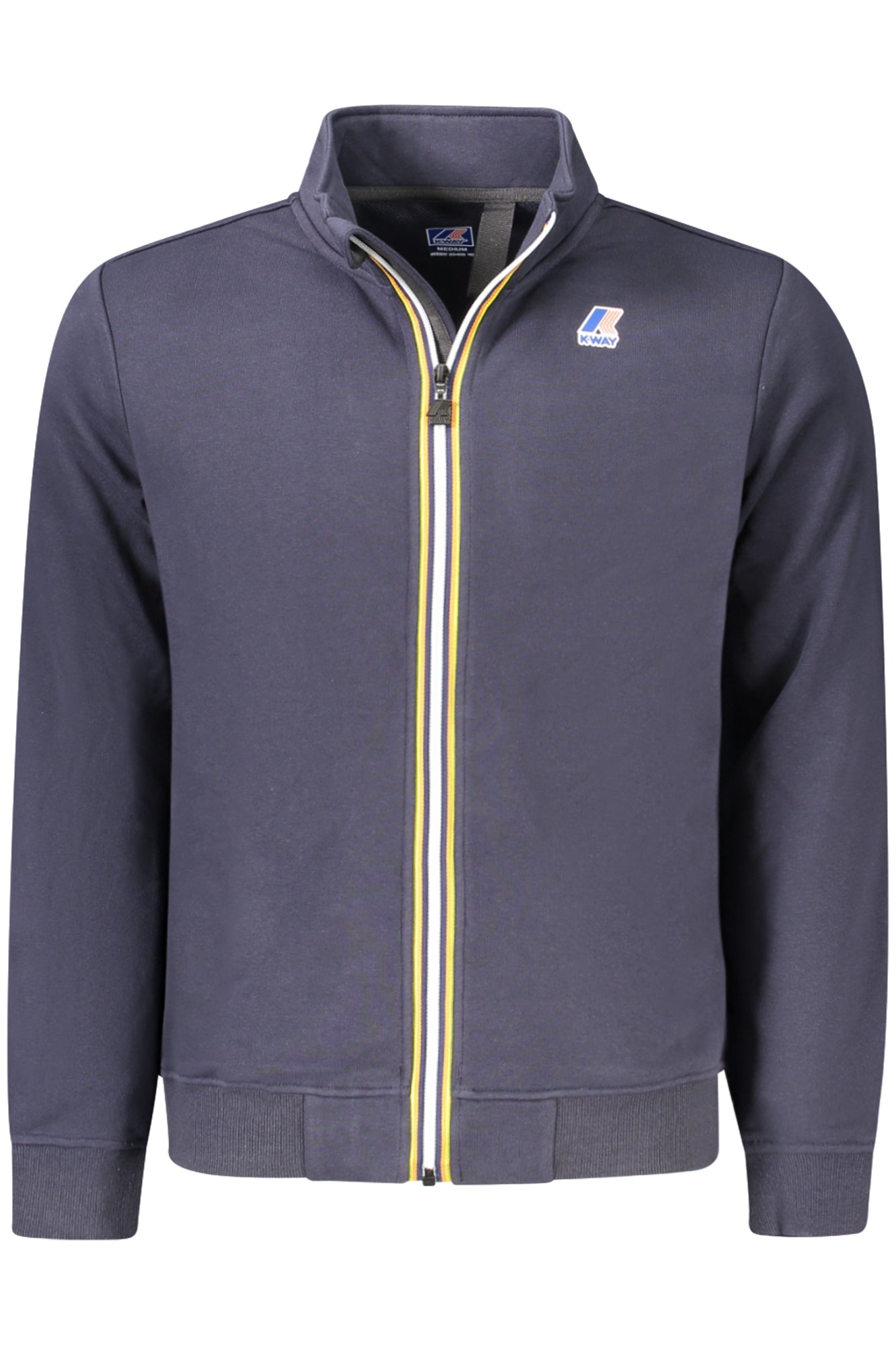 K-WAY MENS ZIP-UP SWEATSHIRT BLUE