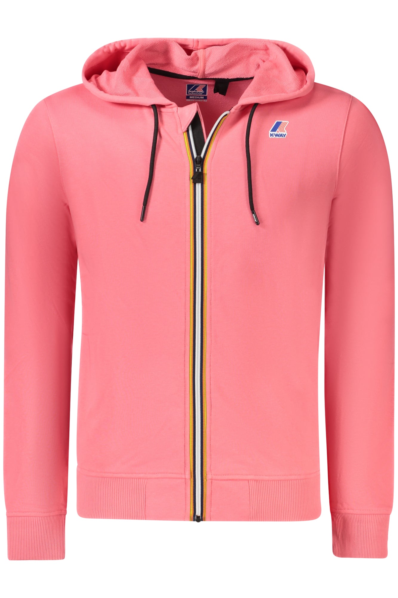 K-WAY MENS ZIP-UP SWEATSHIRT PINK