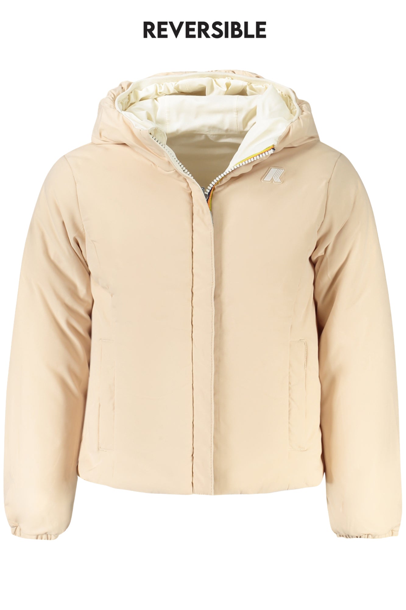 K-WAY JACKET GIRL WHITE