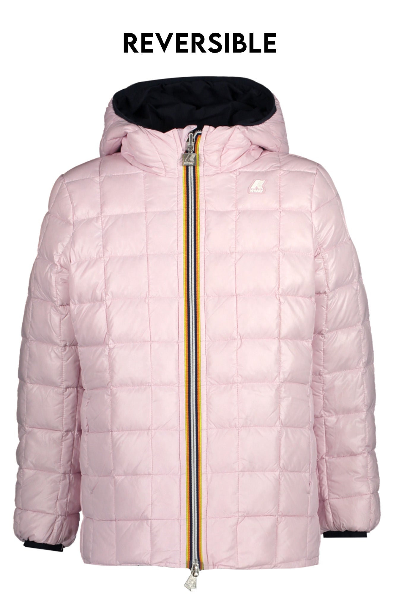 K-WAY BLUE JACKET FOR GIRLS