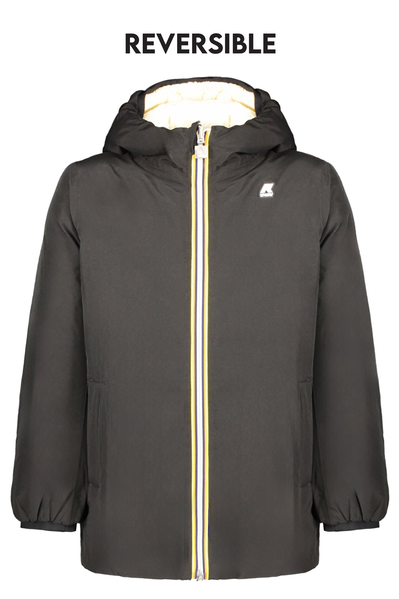 K-WAY BLACK GIRL JACKET
