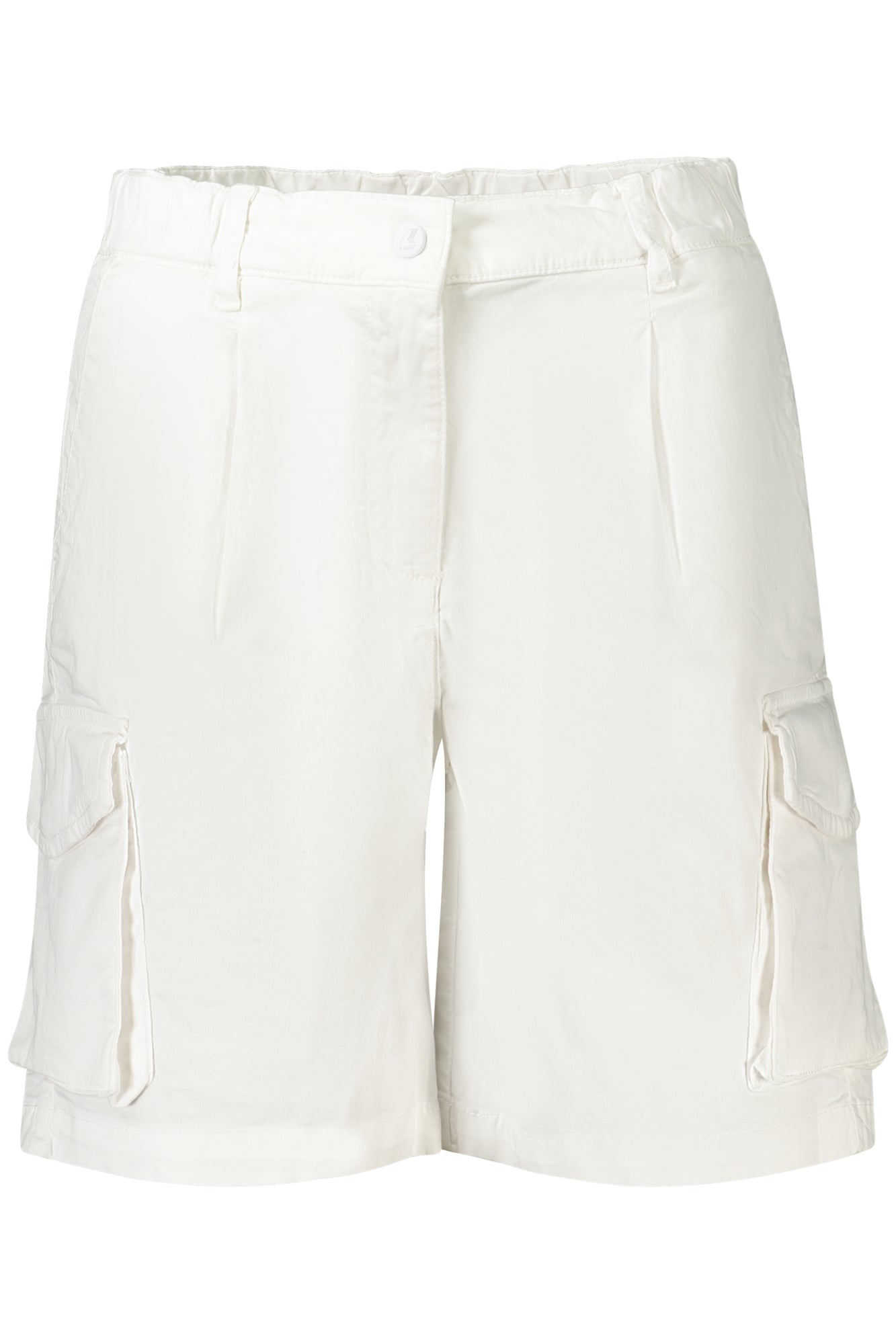 K-WAY WOMENS BERMUDA PANTS WHITE