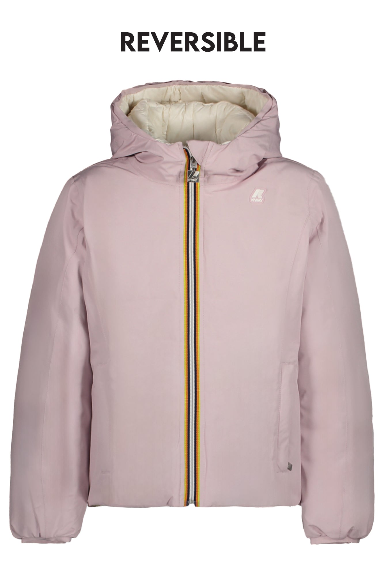 K-WAY PINK GIRL DOWN JACKET