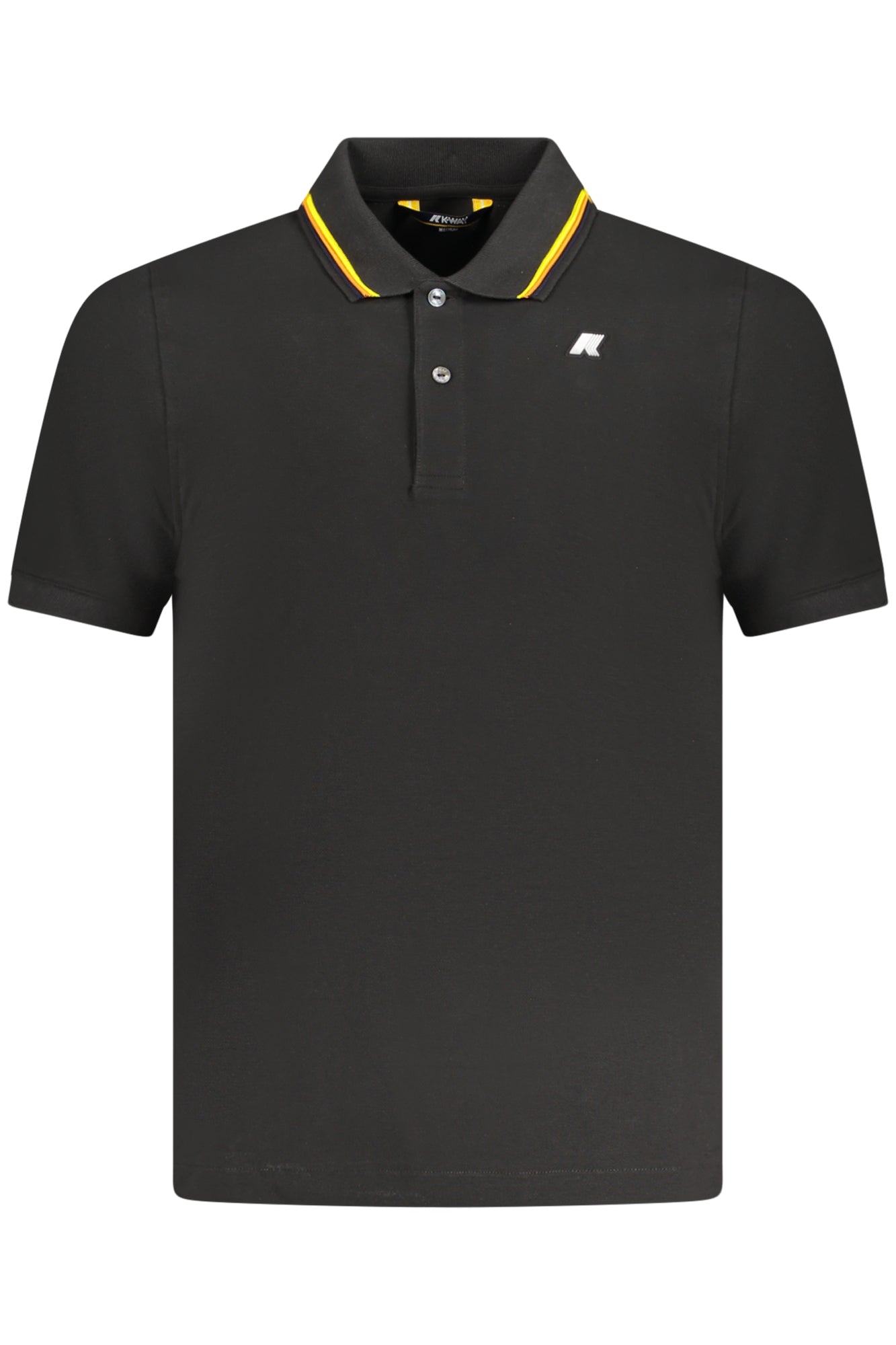 K-WAY POLO SHORT SLEEVE MEN BLACK