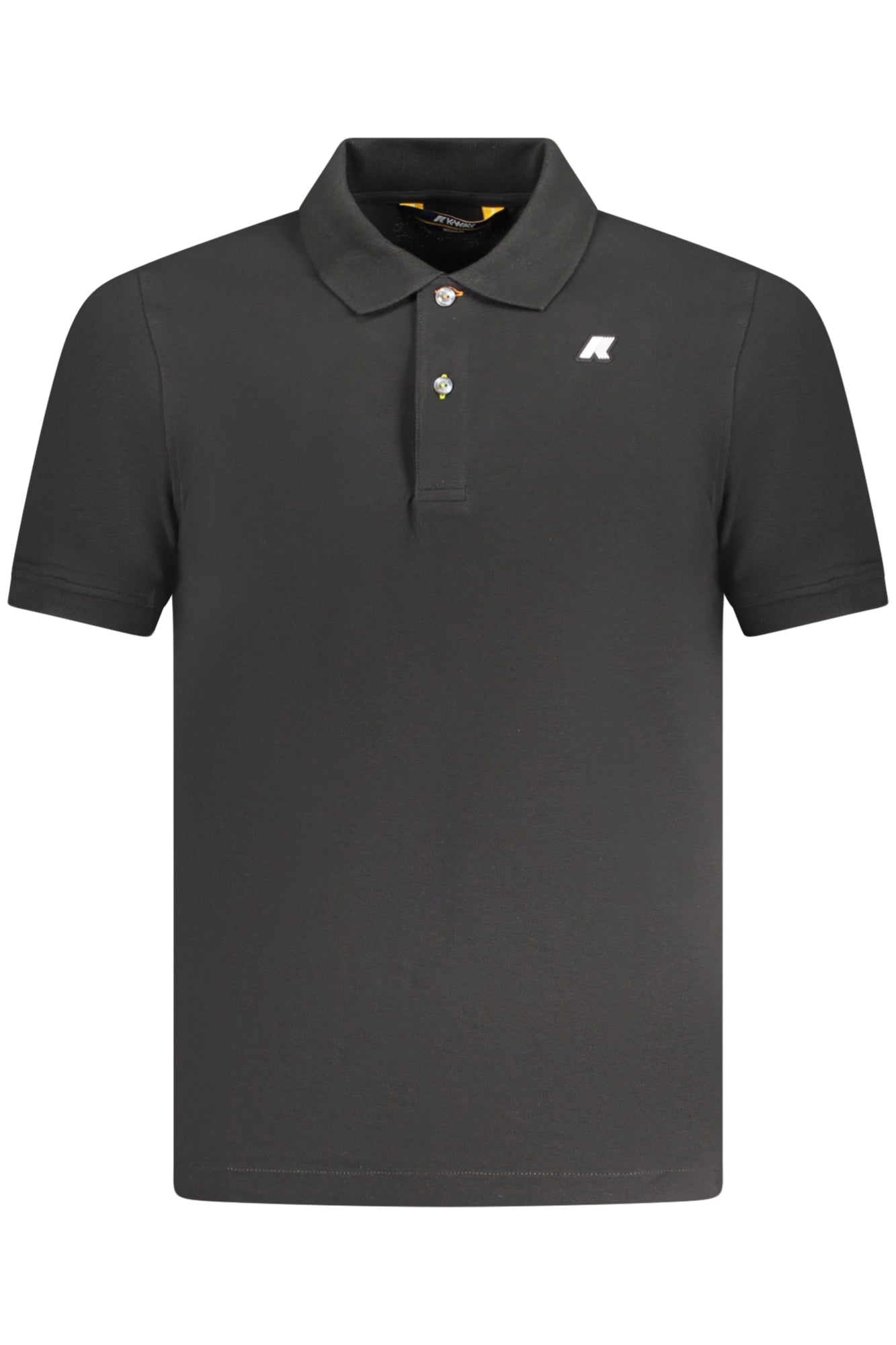 K-WAY POLO SHORT SLEEVE MEN BLACK