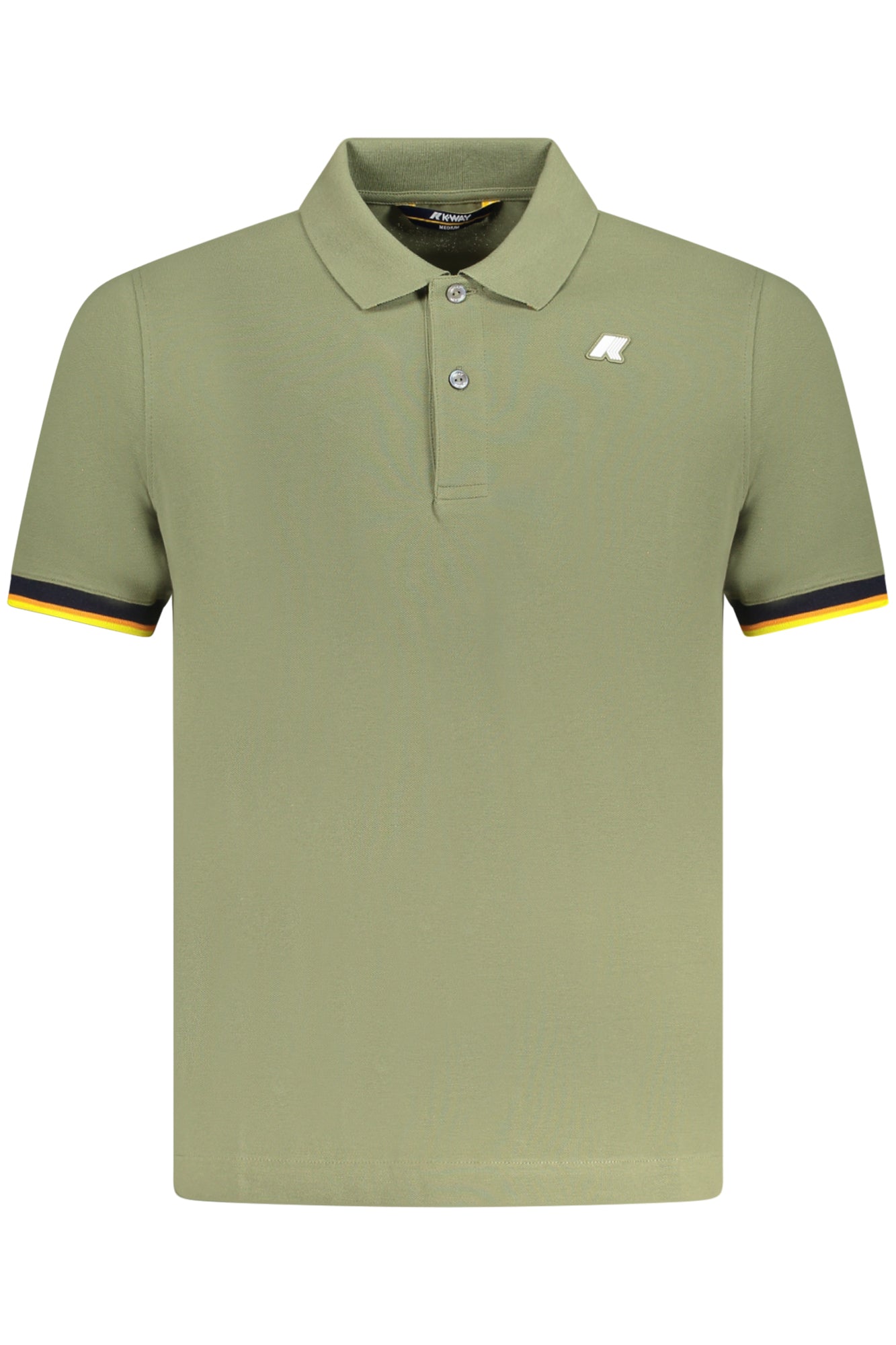 K-WAY POLO SHORT SLEEVES MEN GREEN