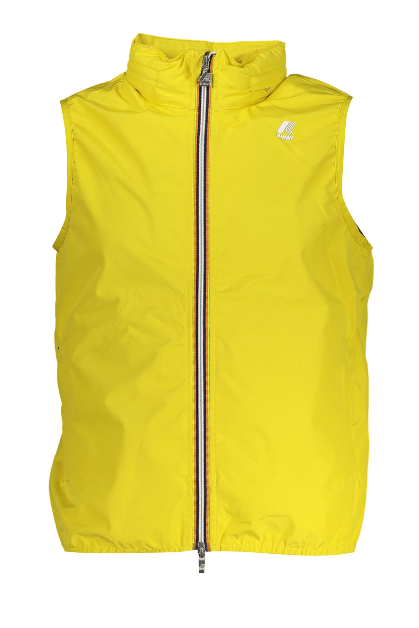 MENS YELLOW K-WAY SLEEVELESS