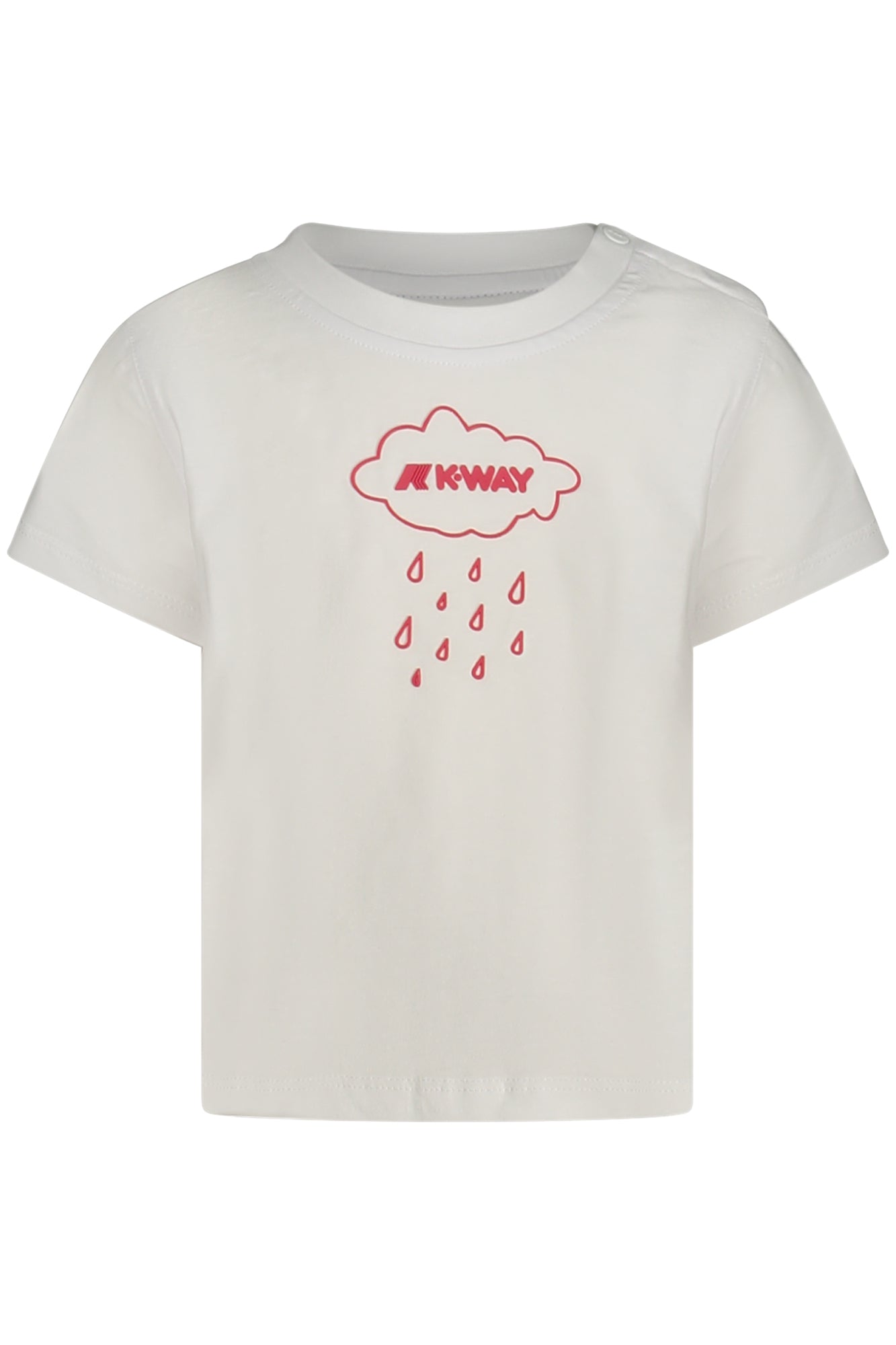 K-WAY SHORT SLEEVE T-SHIRT CHILDREN WHITE