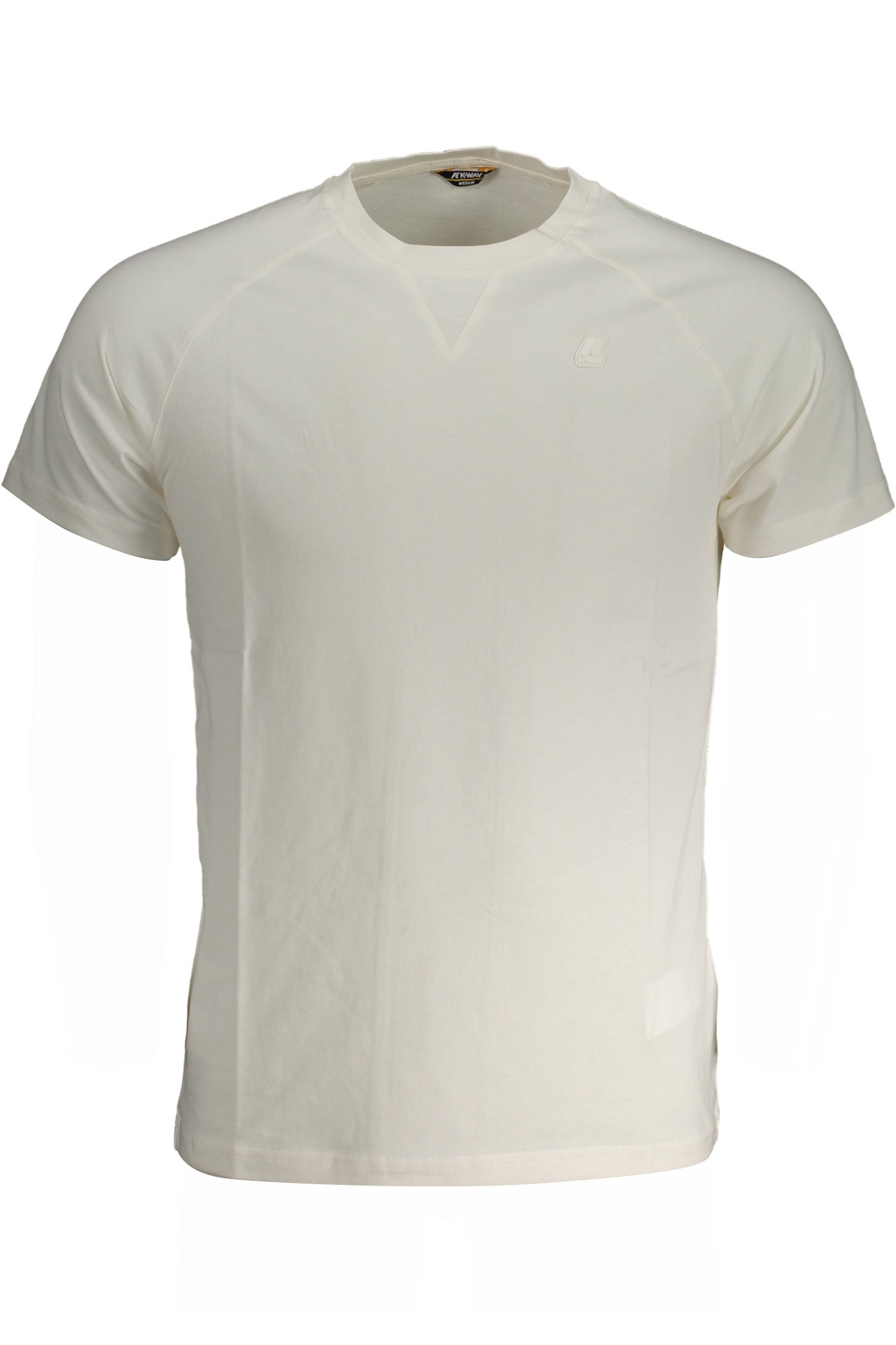 K-WAY WHITE MENS SHORT SLEEVE T-SHIRT