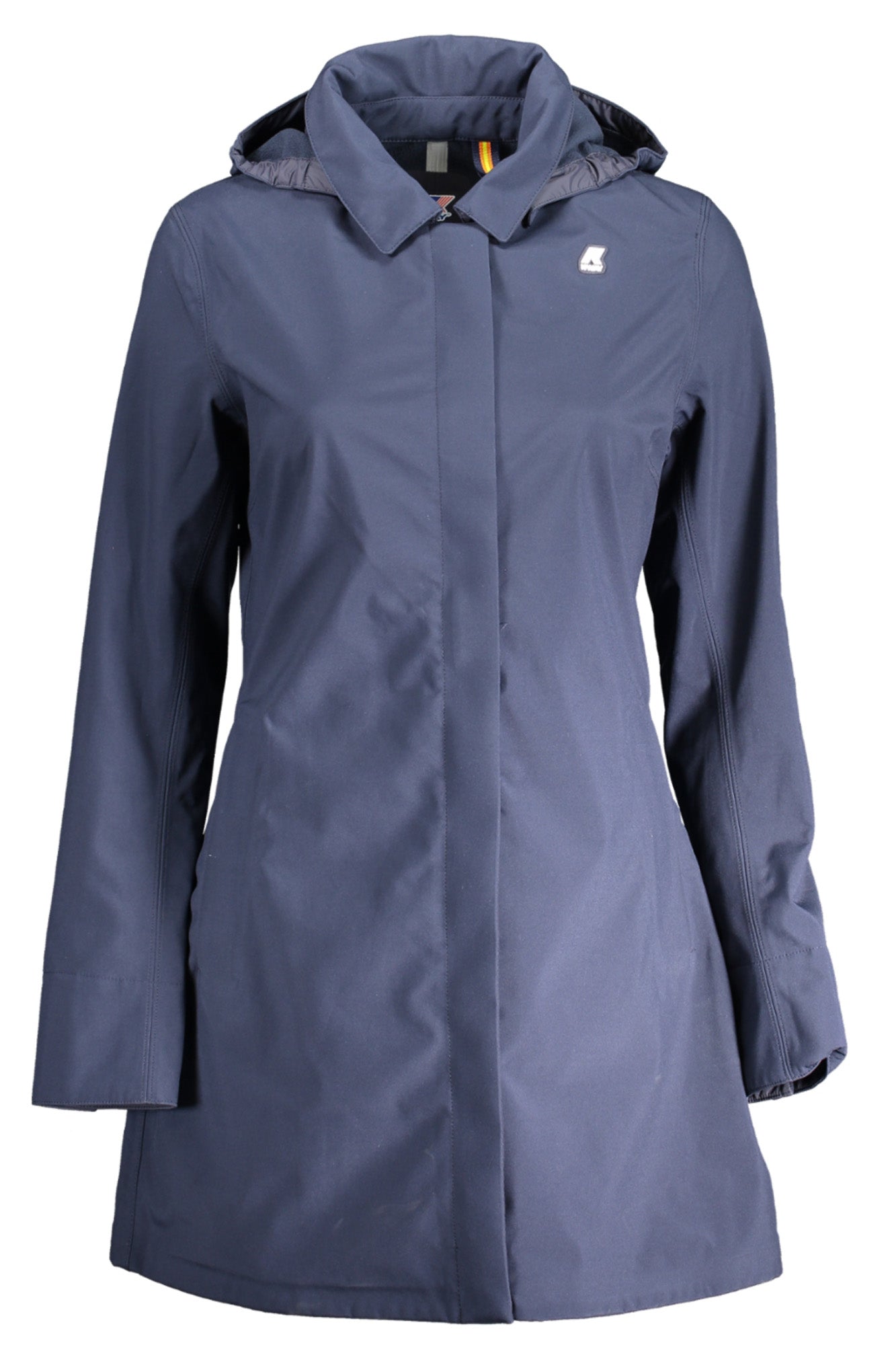 K-WAY BLUE WOMENS TRENCH COAT