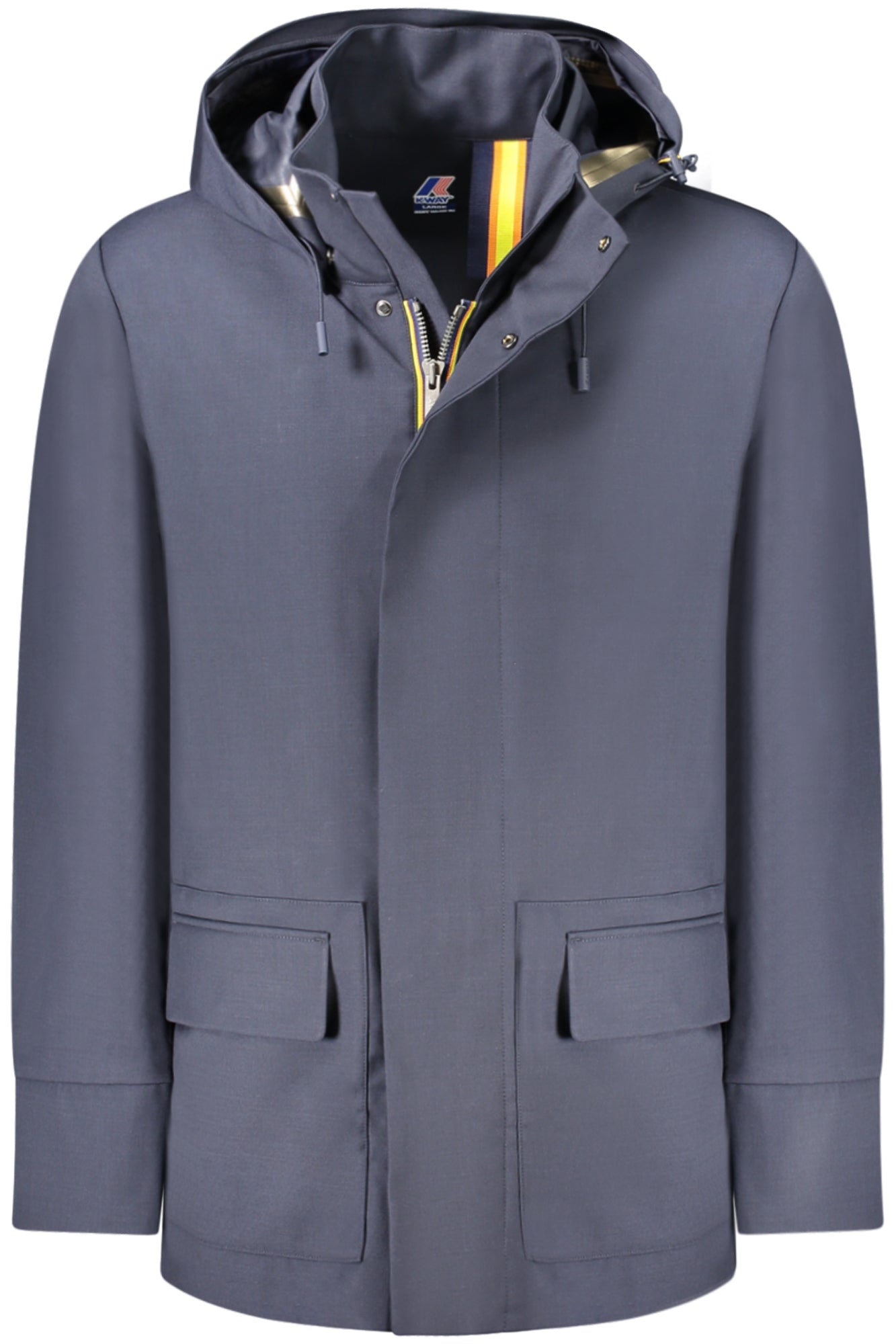 K-WAY TRENCH MEN BLUE