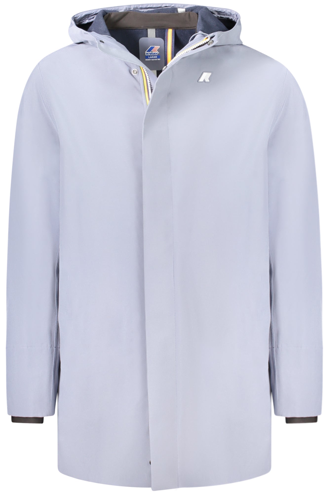 K-WAY MENS GREY TRENCH