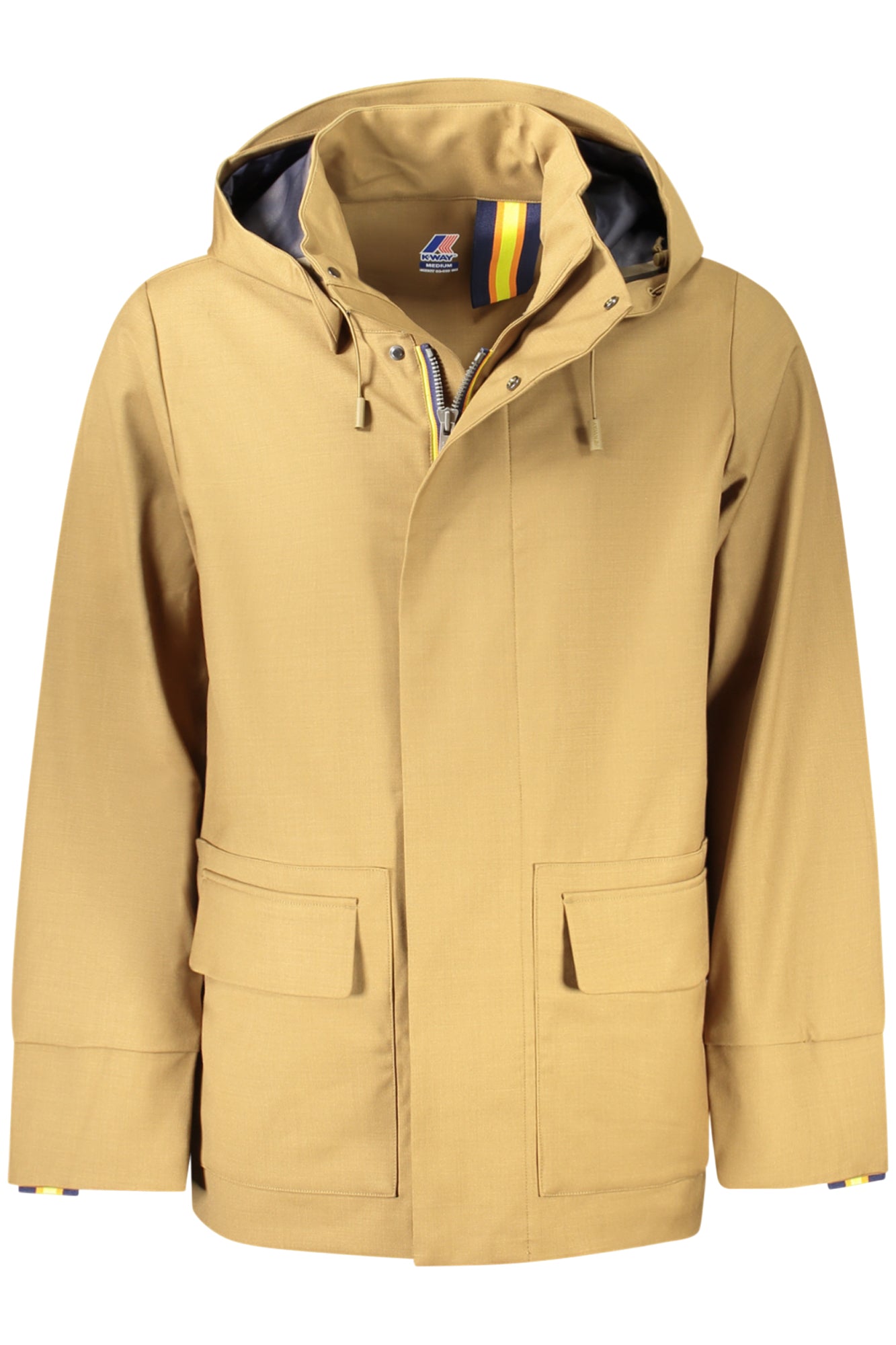 K-WAY MENS TRENCH BROWN