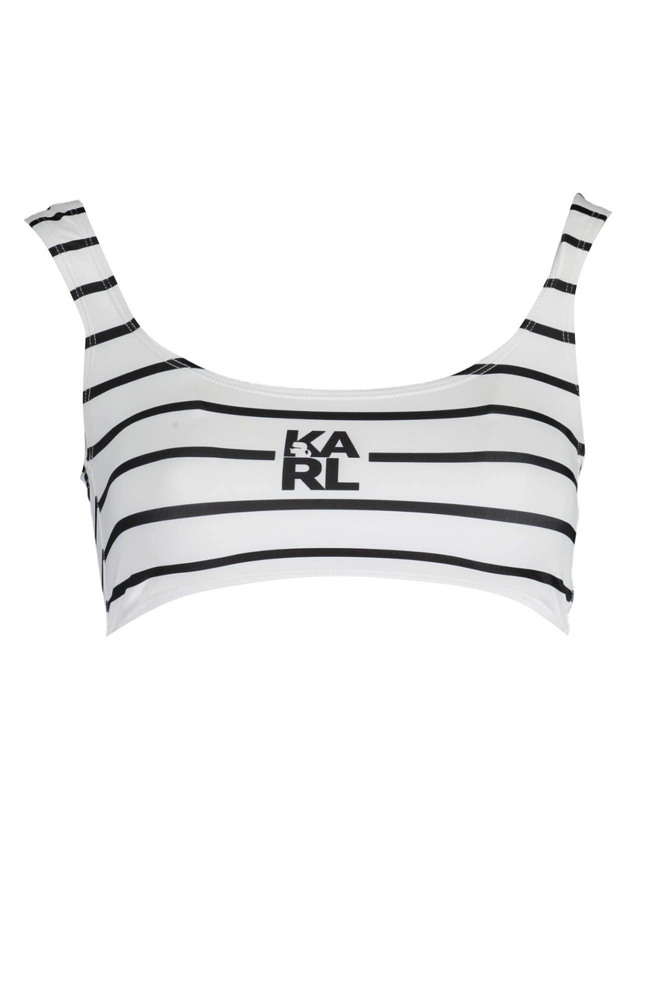KARL LAGERFELD BEACHWEAR SWIMSUIT TOP WOMAN WHITE