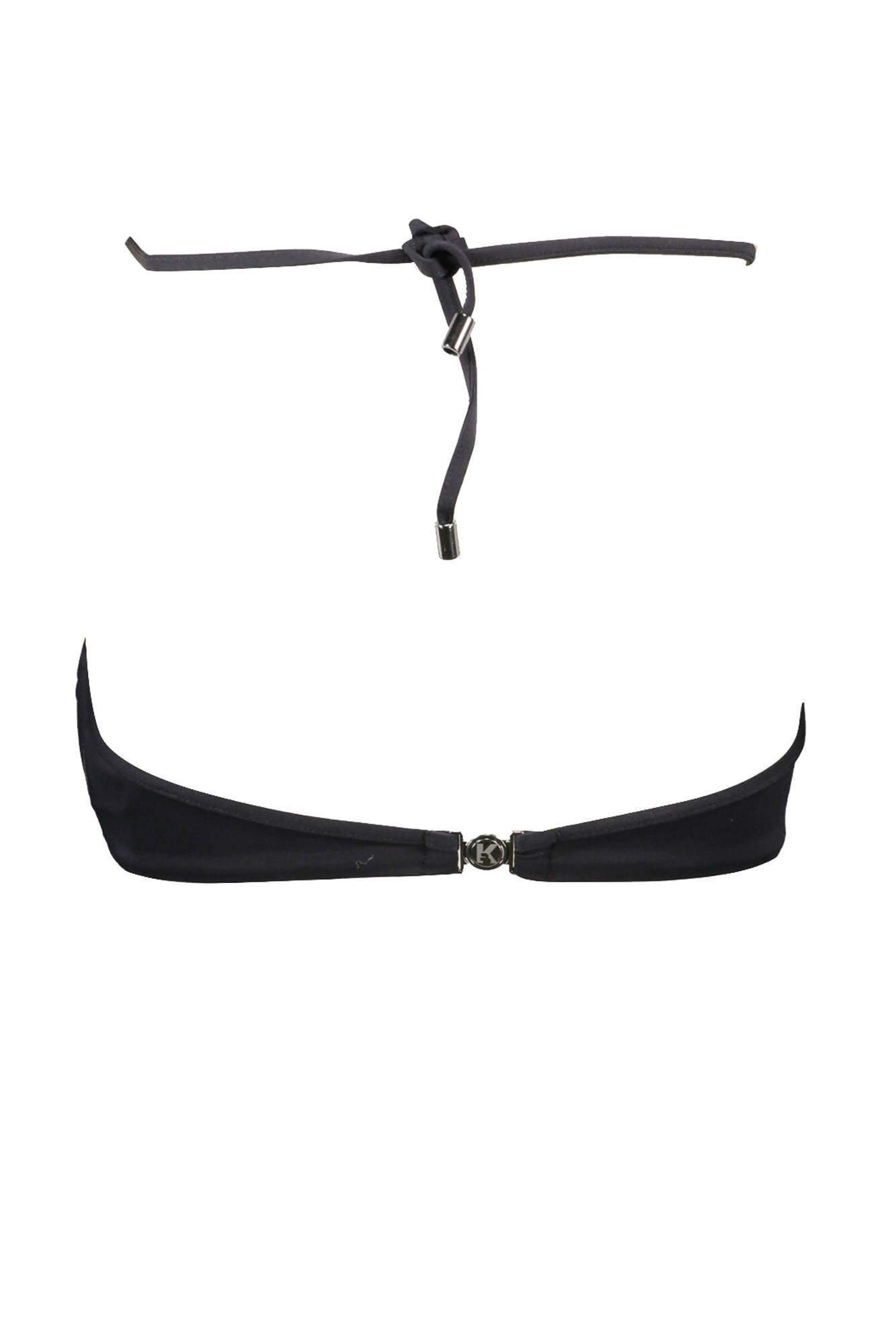 KARL LAGERFELD BEACHWEAR SWIMSUIT TOP WOMEN BLACK