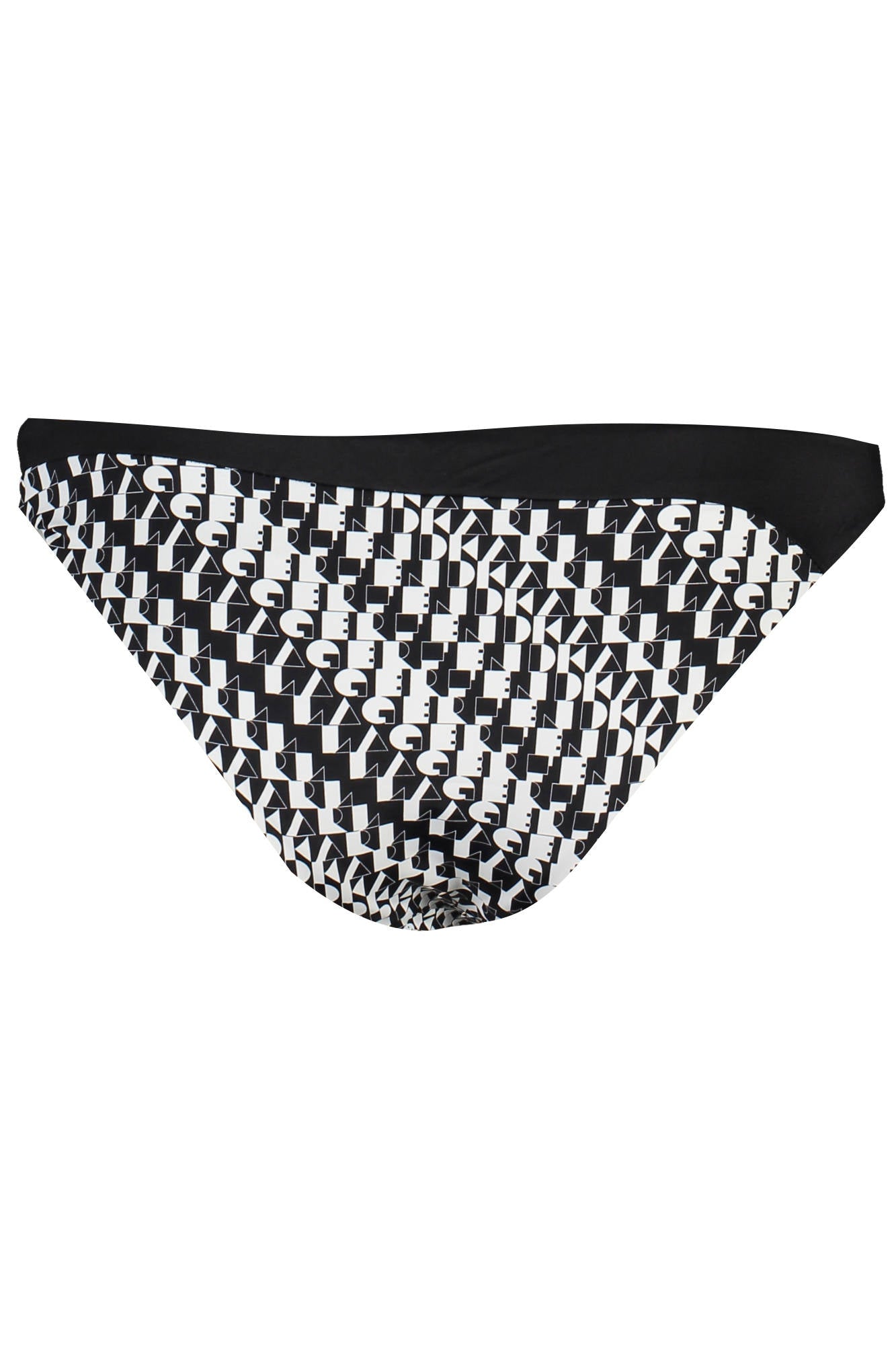 KARL LAGERFELD BEACHWEAR WOMENS BOTTOM SWIMSUIT BLACK