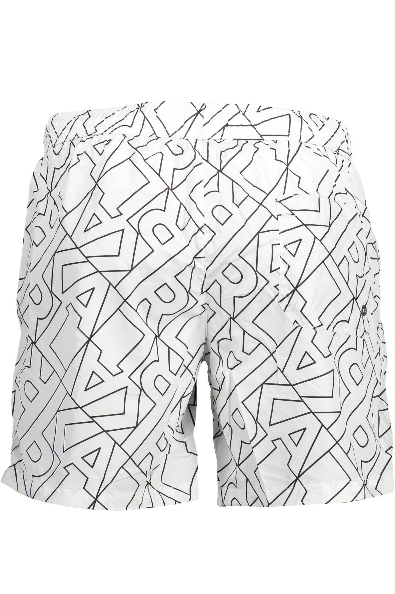 KARL LAGERFELD BEACHWEAR SWIMSUIT BOTTOM MEN WHITE