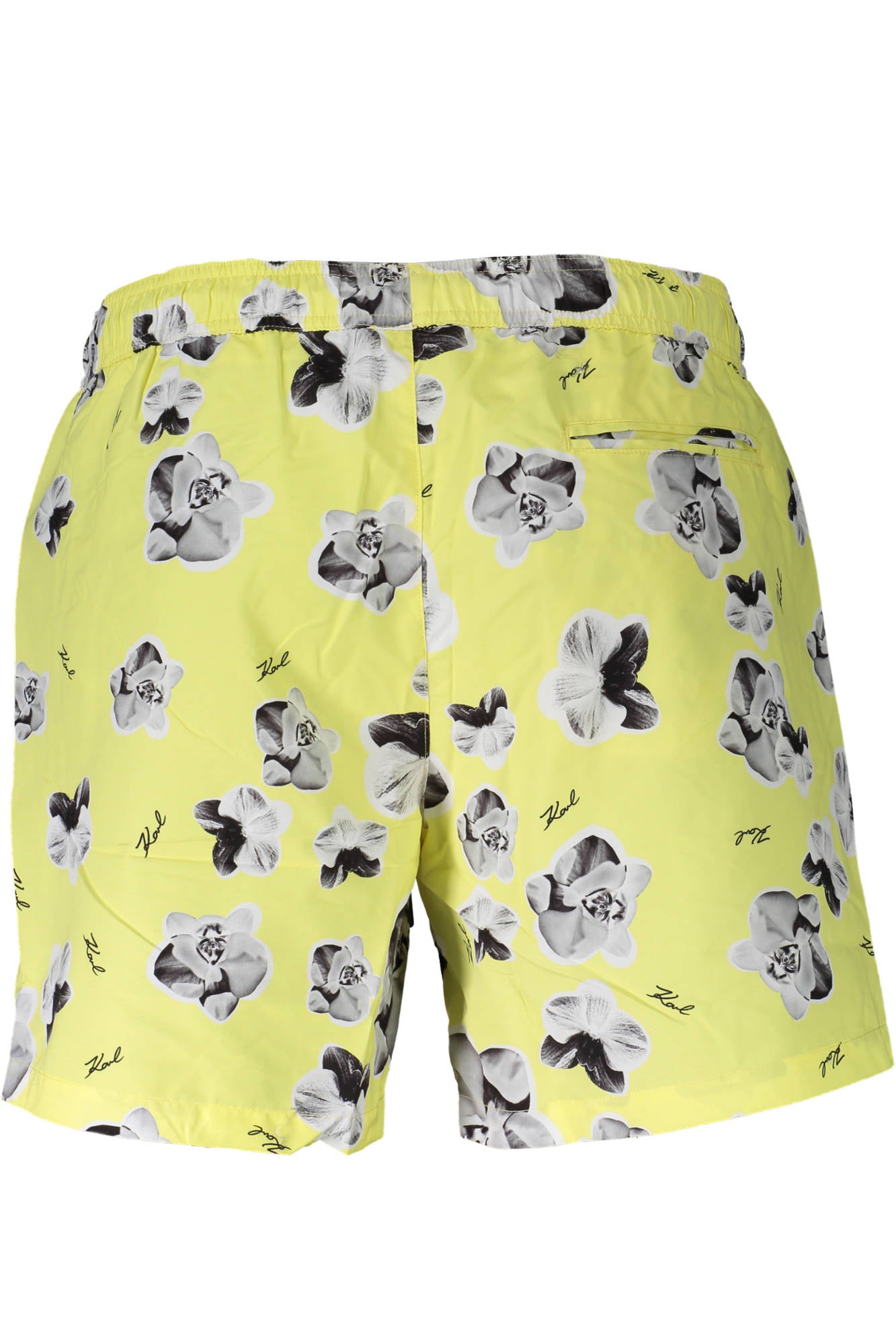 KARL LAGERFELD BEACHWEAR SWIMSUIT BOTTOM MEN YELLOW