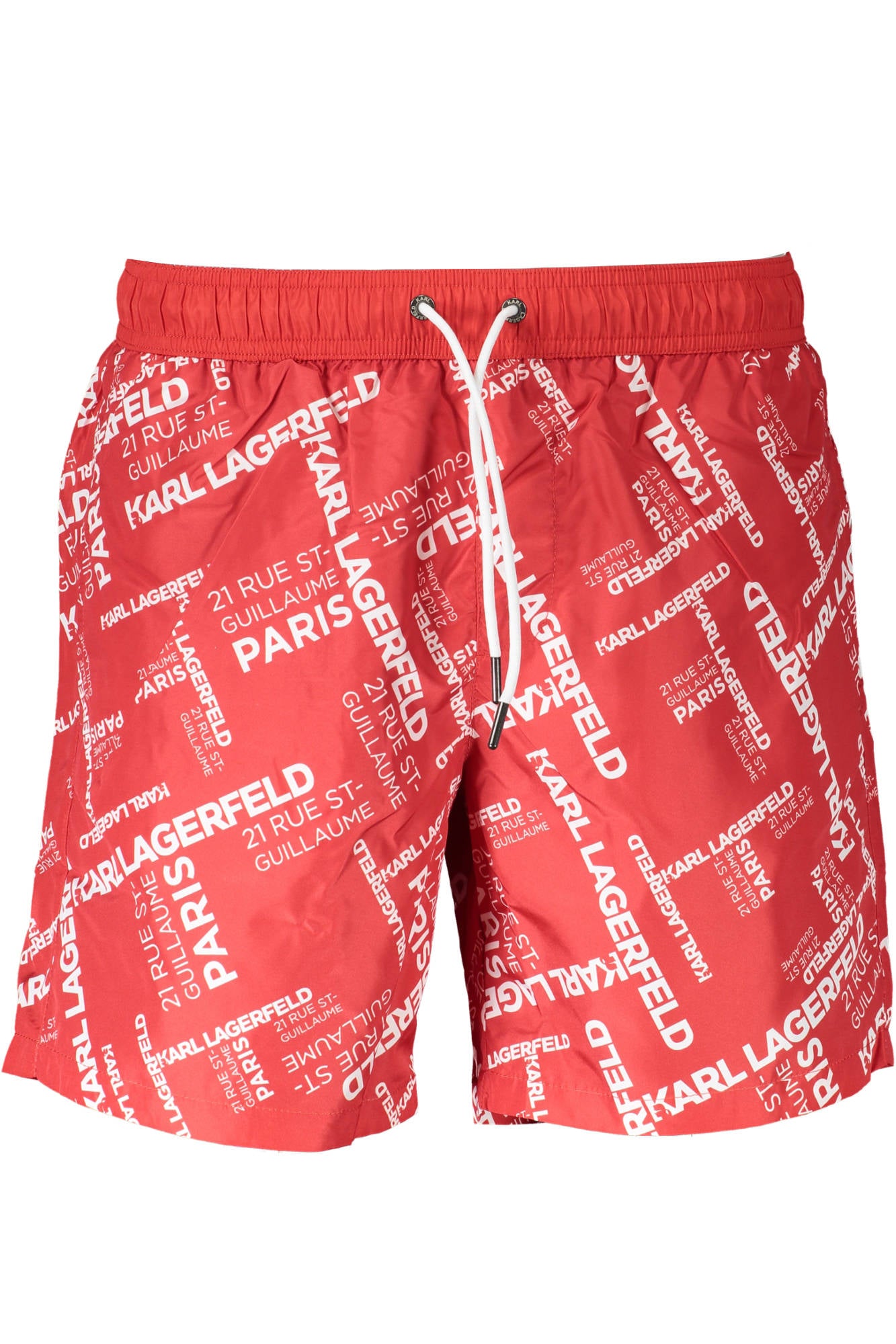 KARL LAGERFELD BEACHWEAR SWIMSUIT MENS BOTTOM RED