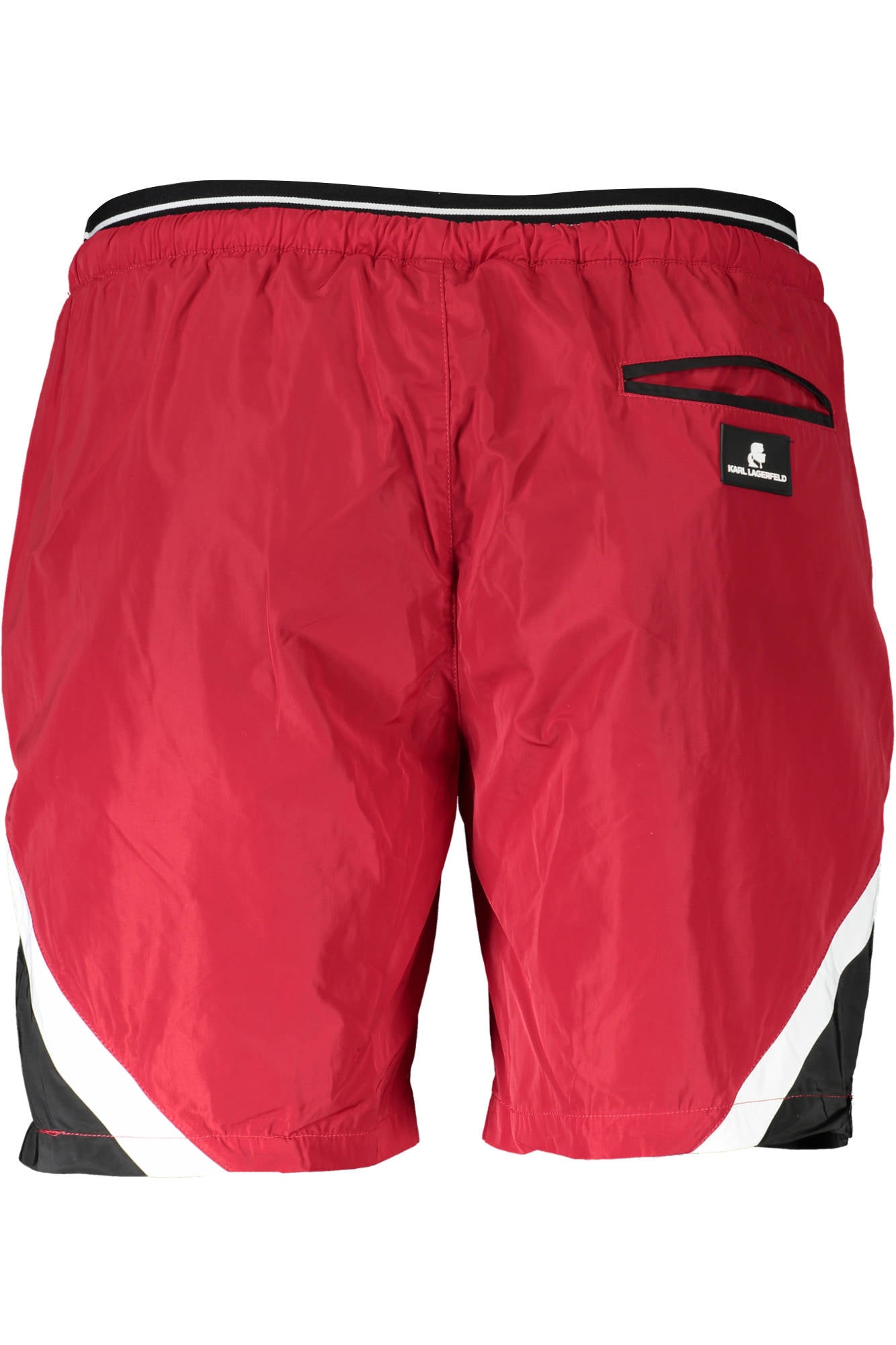 KARL LAGERFELD BEACHWEAR SWIMSUIT MENS BOTTOM RED