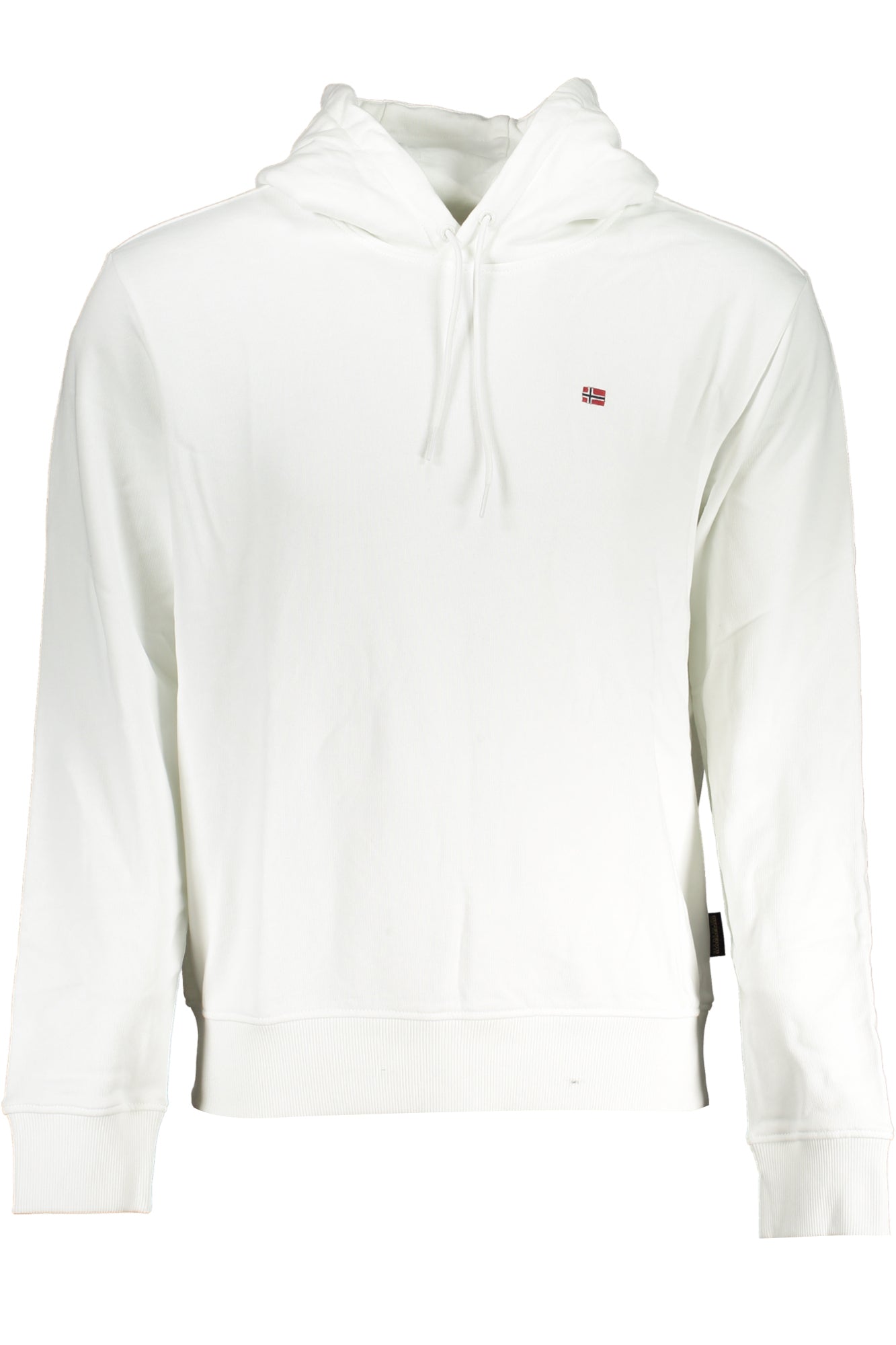 NAPAPIJRI MENS WHITE ZIP SWEATSHIRT