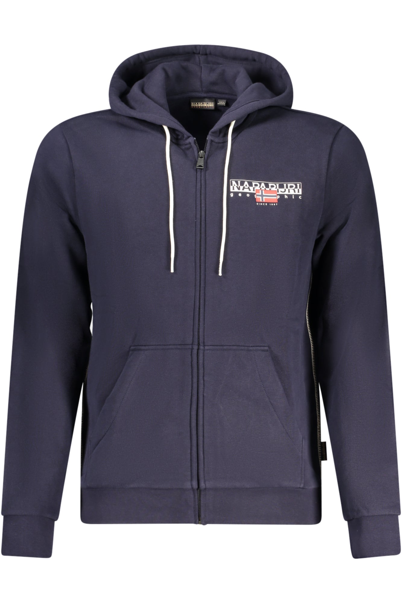 NAPAPIJRI MENS ZIP-UP SWEATSHIRT BLUE