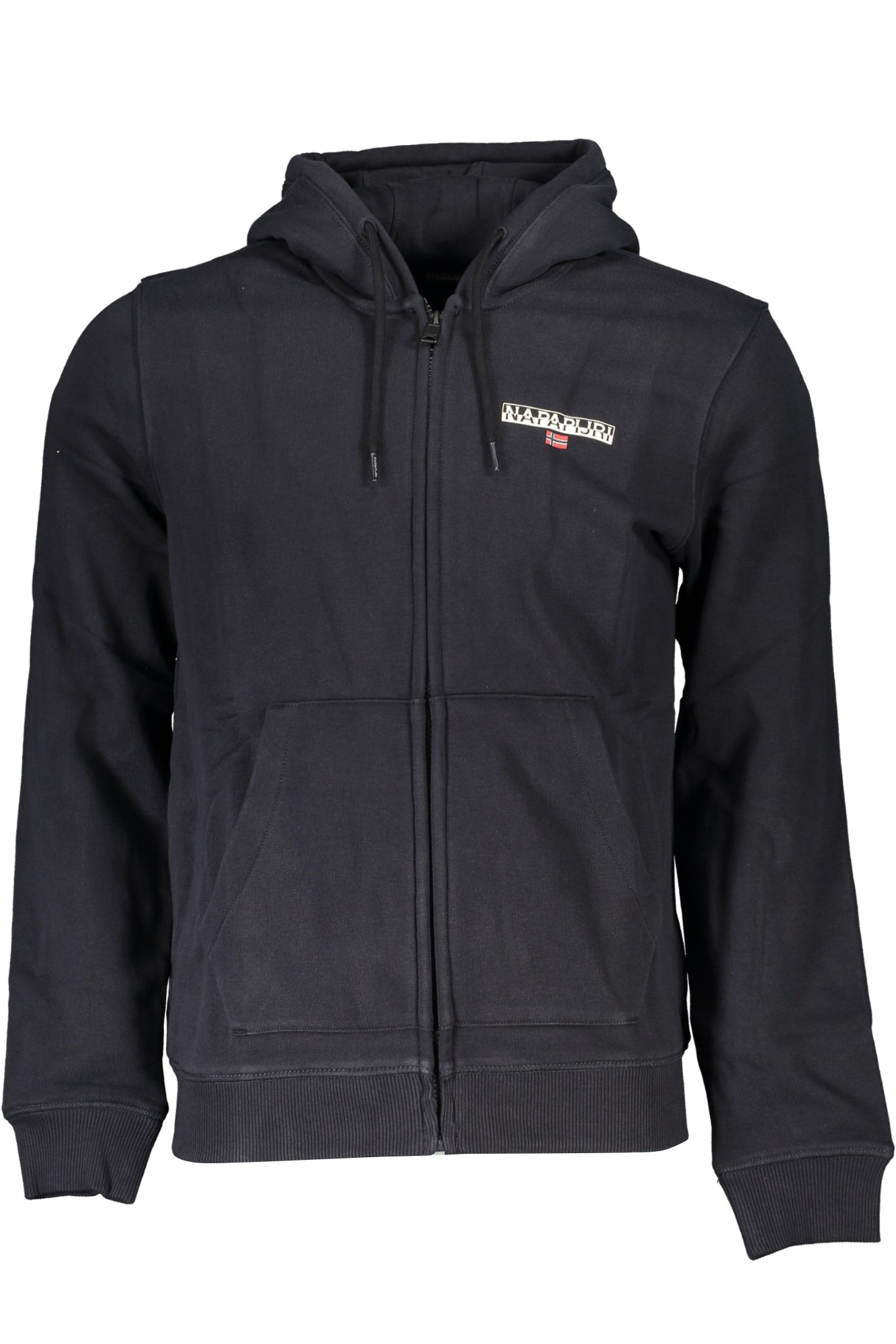 NAPAPIJRI MENS BLACK ZIP SWEATSHIRT