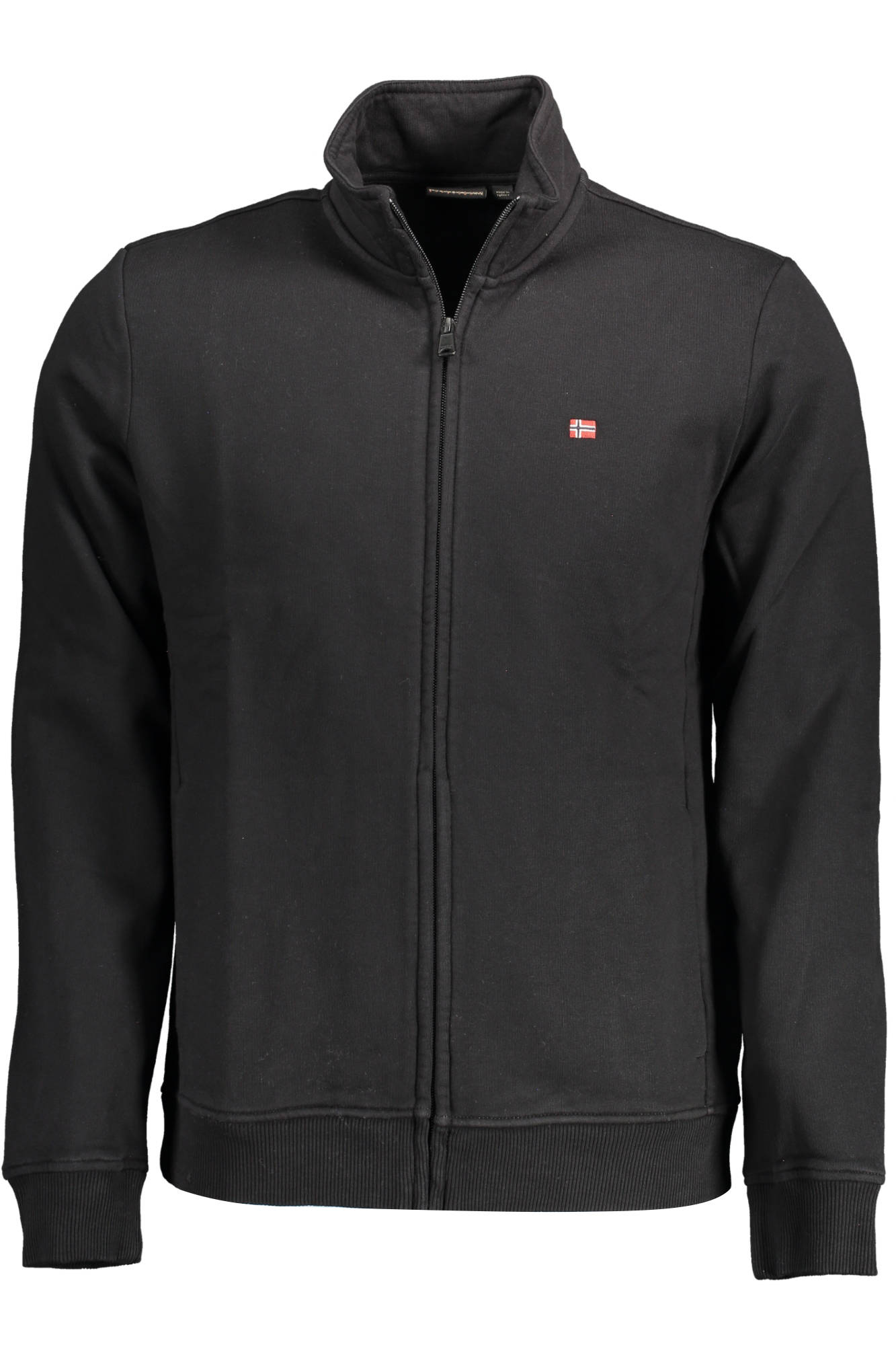 NAPAPIJRI MENS ZIP-UP SWEATSHIRT BLACK
