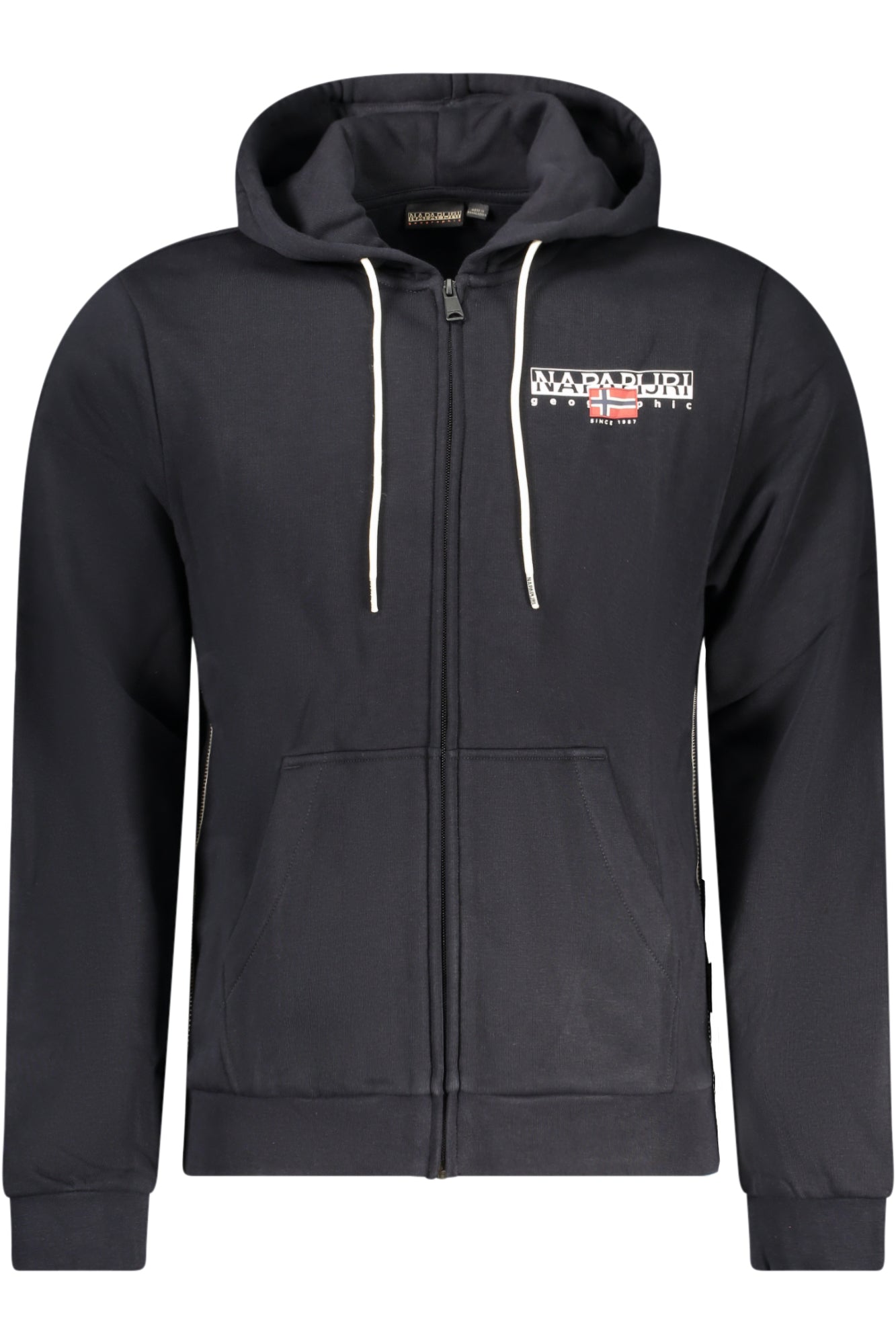 NAPAPIJRI MENS ZIP-UP SWEATSHIRT BLACK