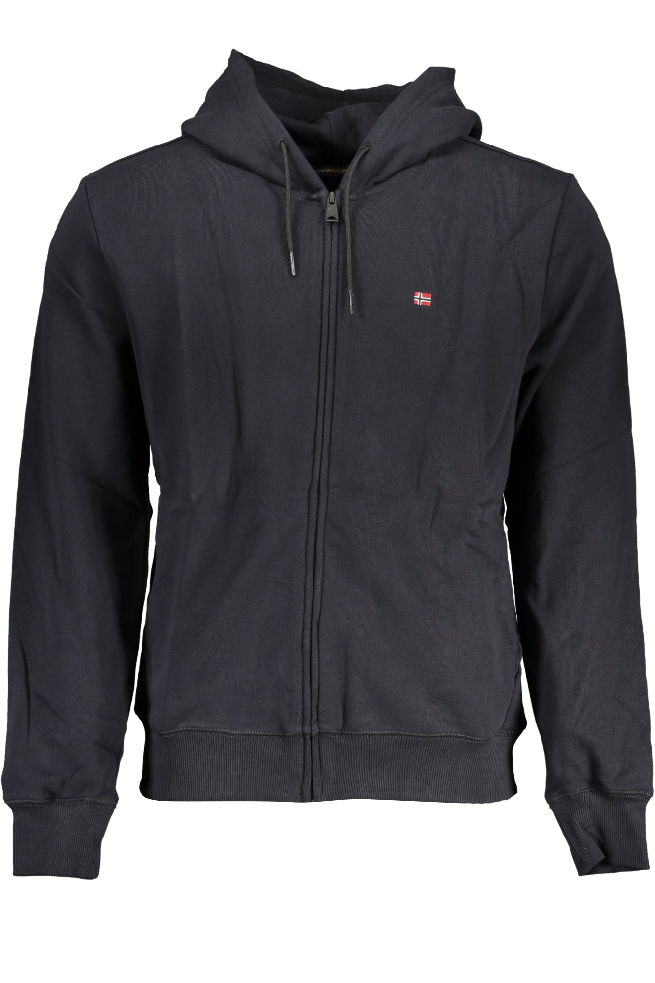 NAPAPIJRI MENS BLACK ZIP SWEATSHIRT