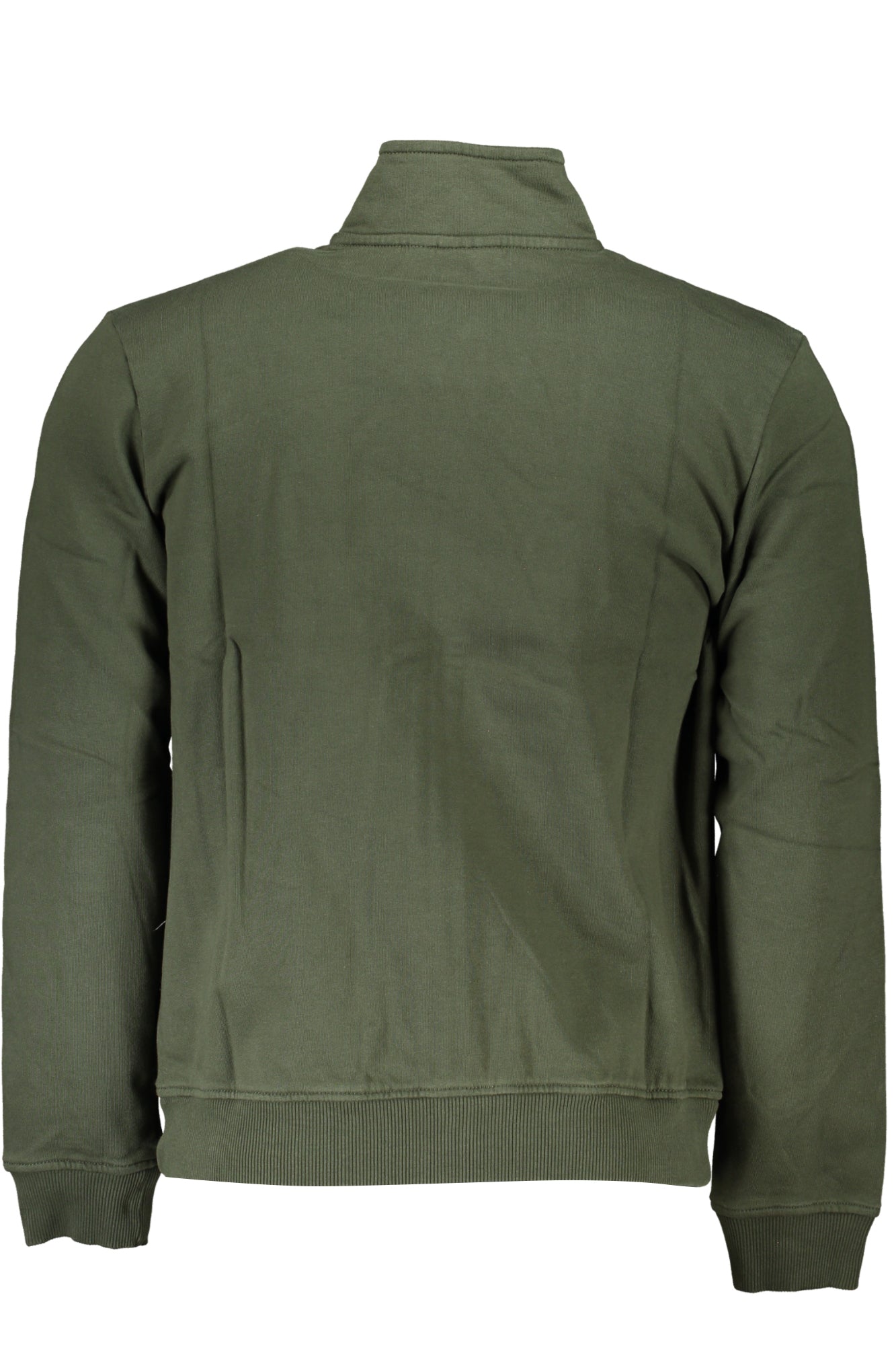 NAPAPIJRI MENS GREEN ZIP SWEATSHIRT